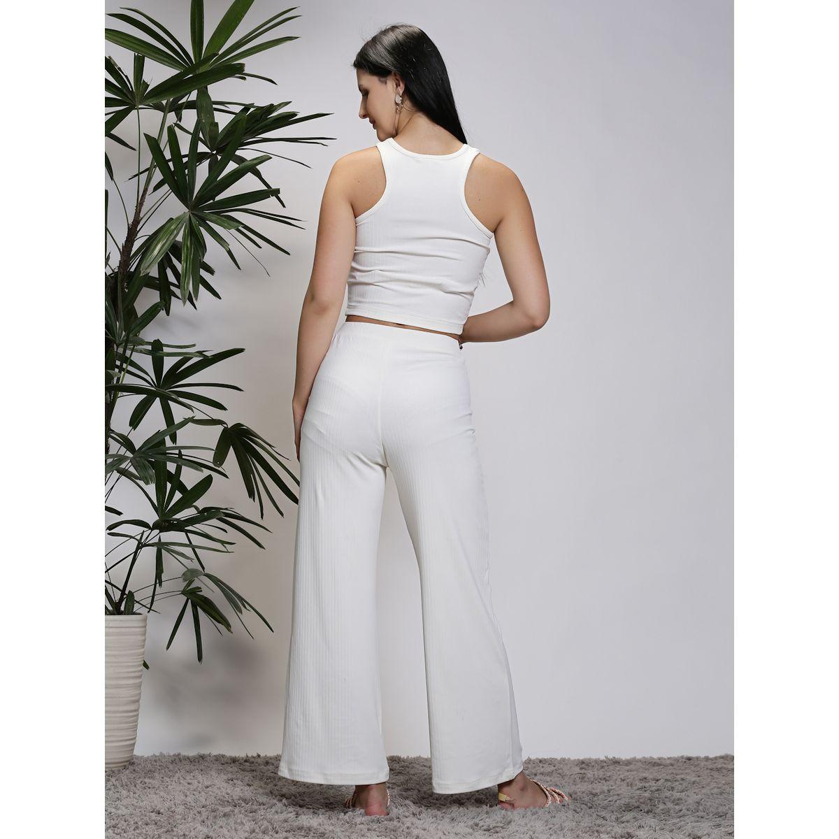 Sera X Styli  Mid Rise Wide Leg Pants with Elastic Waistband-women-clothing-bottoms-trousers-image-3