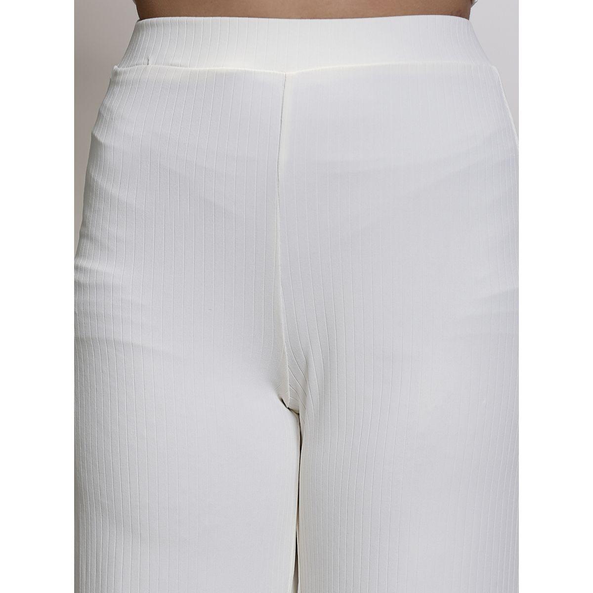 Sera X Styli  Mid Rise Wide Leg Pants with Elastic Waistband-women-clothing-bottoms-trousers-image-4