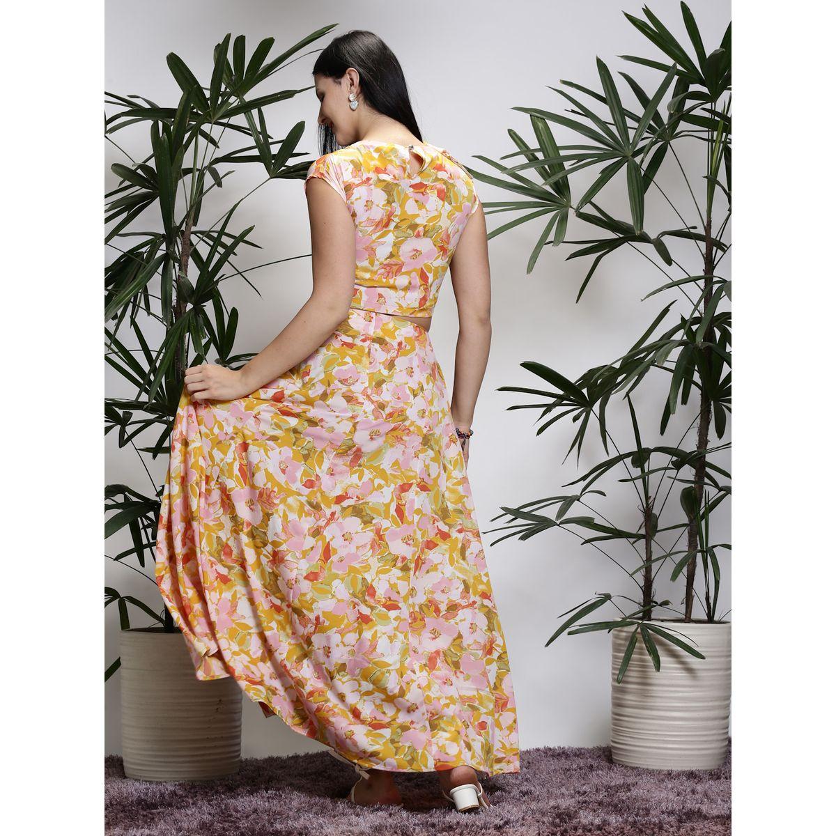 طقم منسق من تنورة طويلة مع بلوزة بياقة قارب سيرا × ستايلي-women-clothing-coordsets-image-3