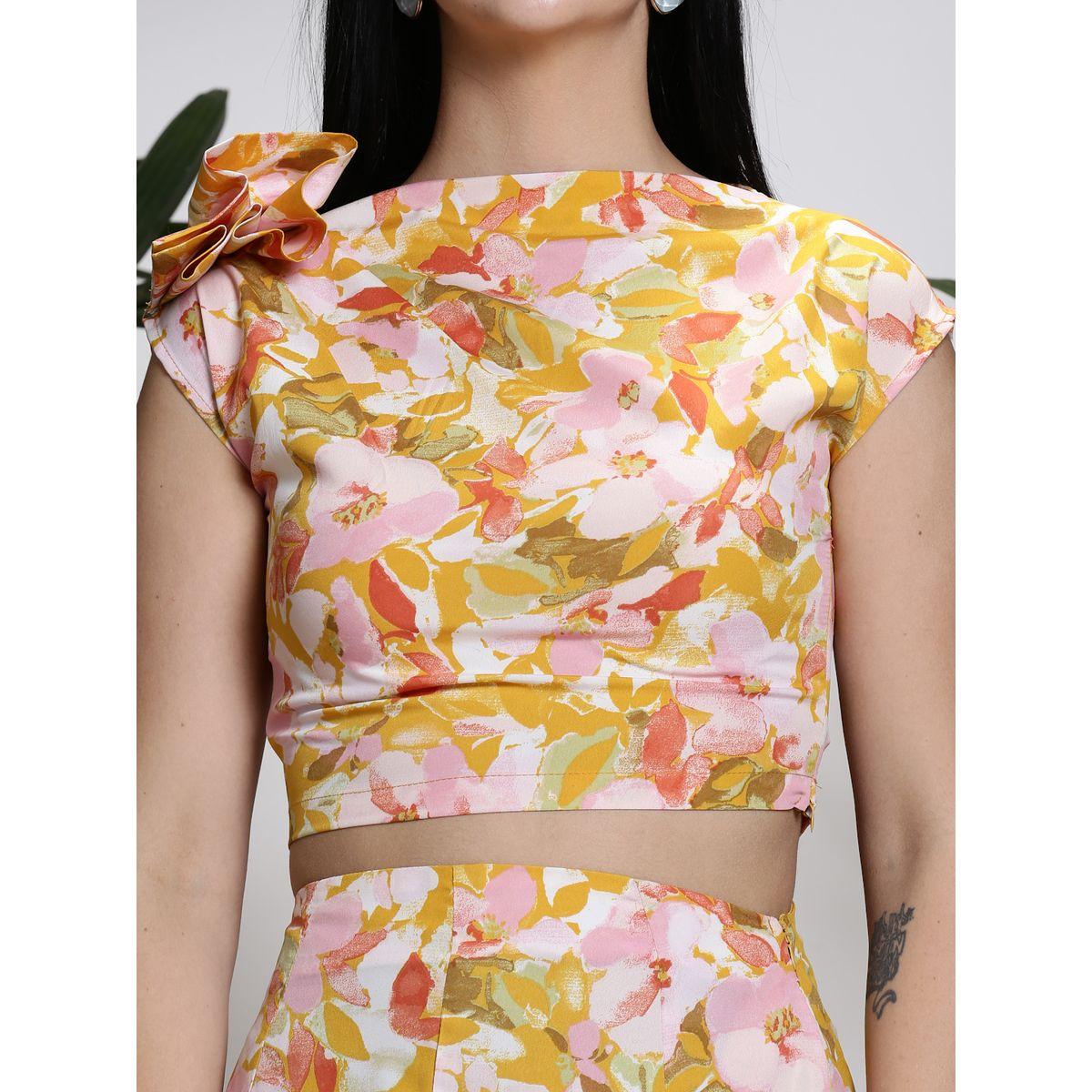 طقم منسق من تنورة طويلة مع بلوزة بياقة قارب سيرا × ستايلي-women-clothing-coordsets-image-4