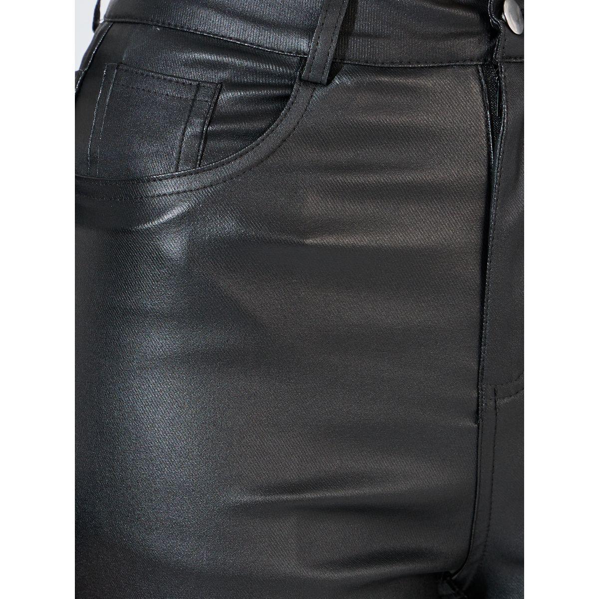 بنطال سادة جلد بقصة مستقيمة-women-clothing-bottoms-trousers-image-3