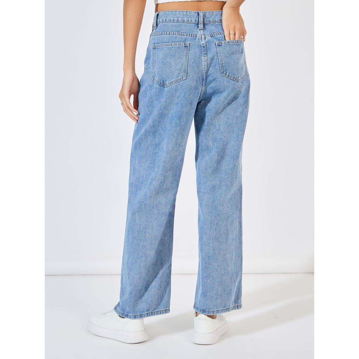Styli Basic High Rise Wide Leg Jeans-women-clothing-bottoms-jeans-image-4