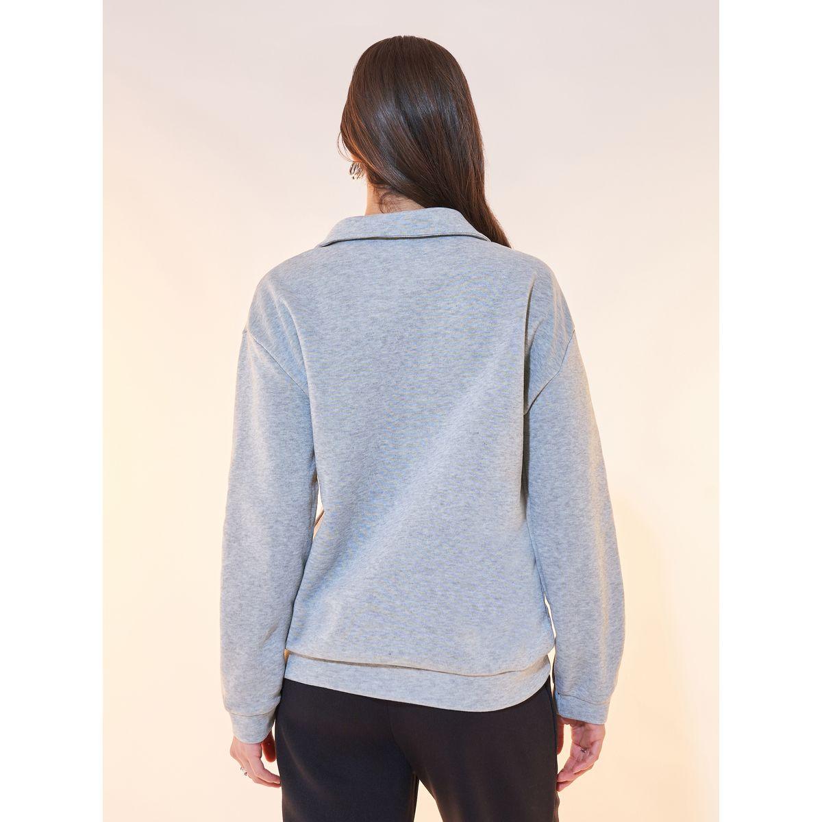 سويت شيرت سادة بأكتاف منخفضة-women-winterwear-hoodiesandsweatshirts-sweatshirts-image-4