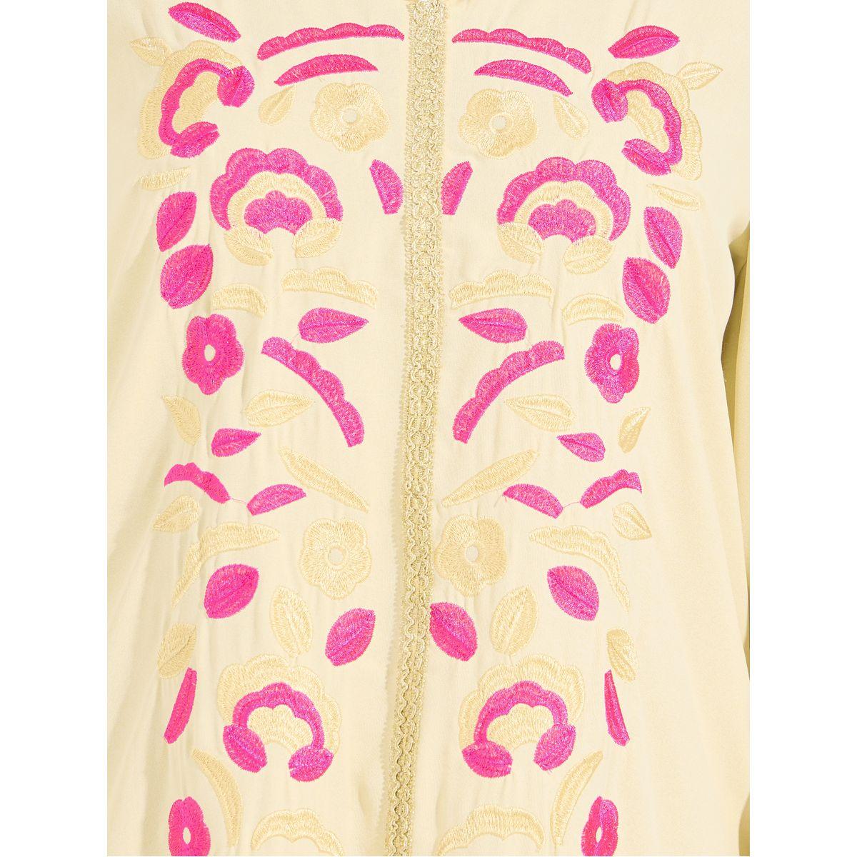 قفطان بتفاصيل مُطرّزة وياقة هودي مع أكمام طويلة-women-arabicclothing-kaftan-image-3
