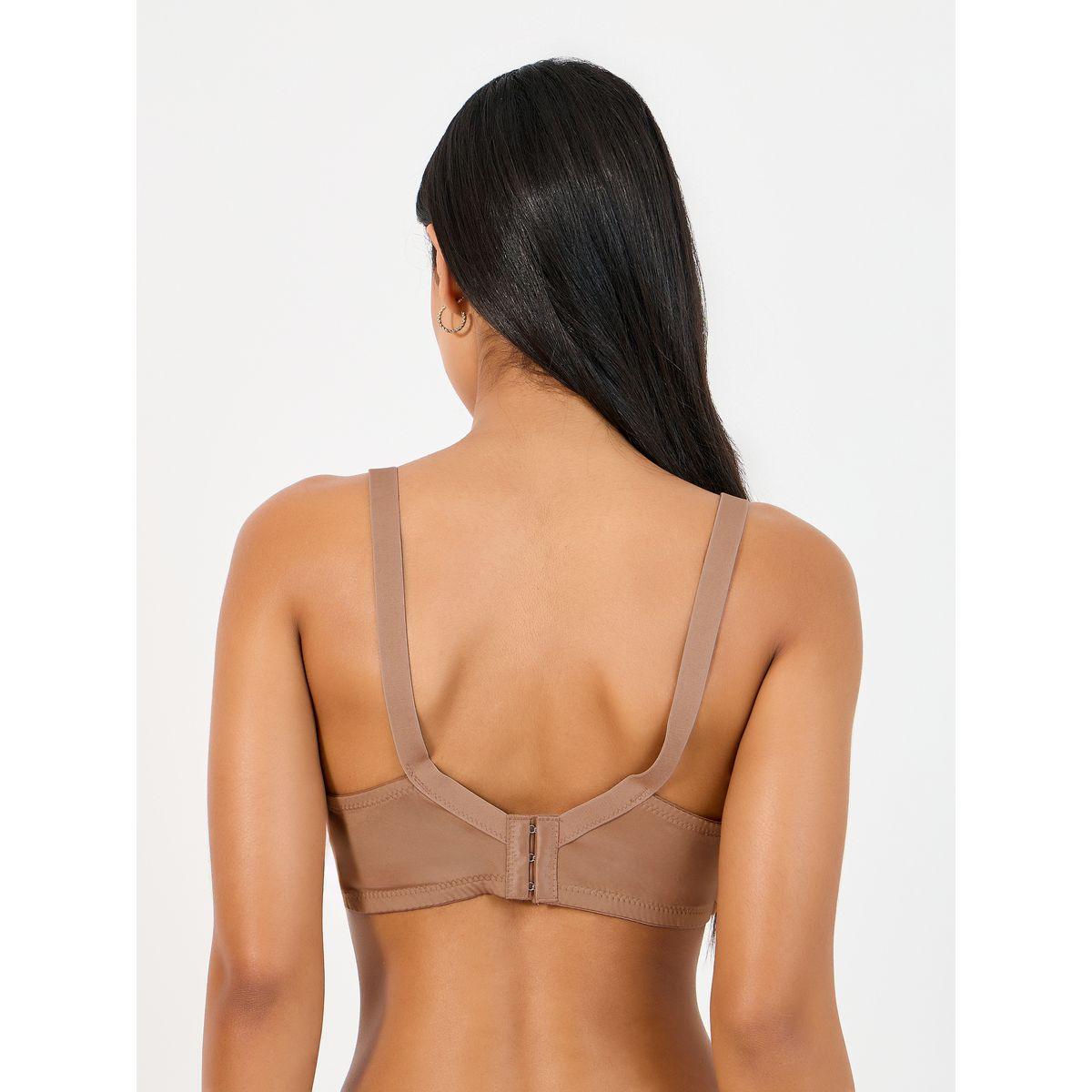 Styli Pack of 2 - Padded Non Wired Lace Cup Full Support Bra-women-clothing-lingerie-bras-image-4