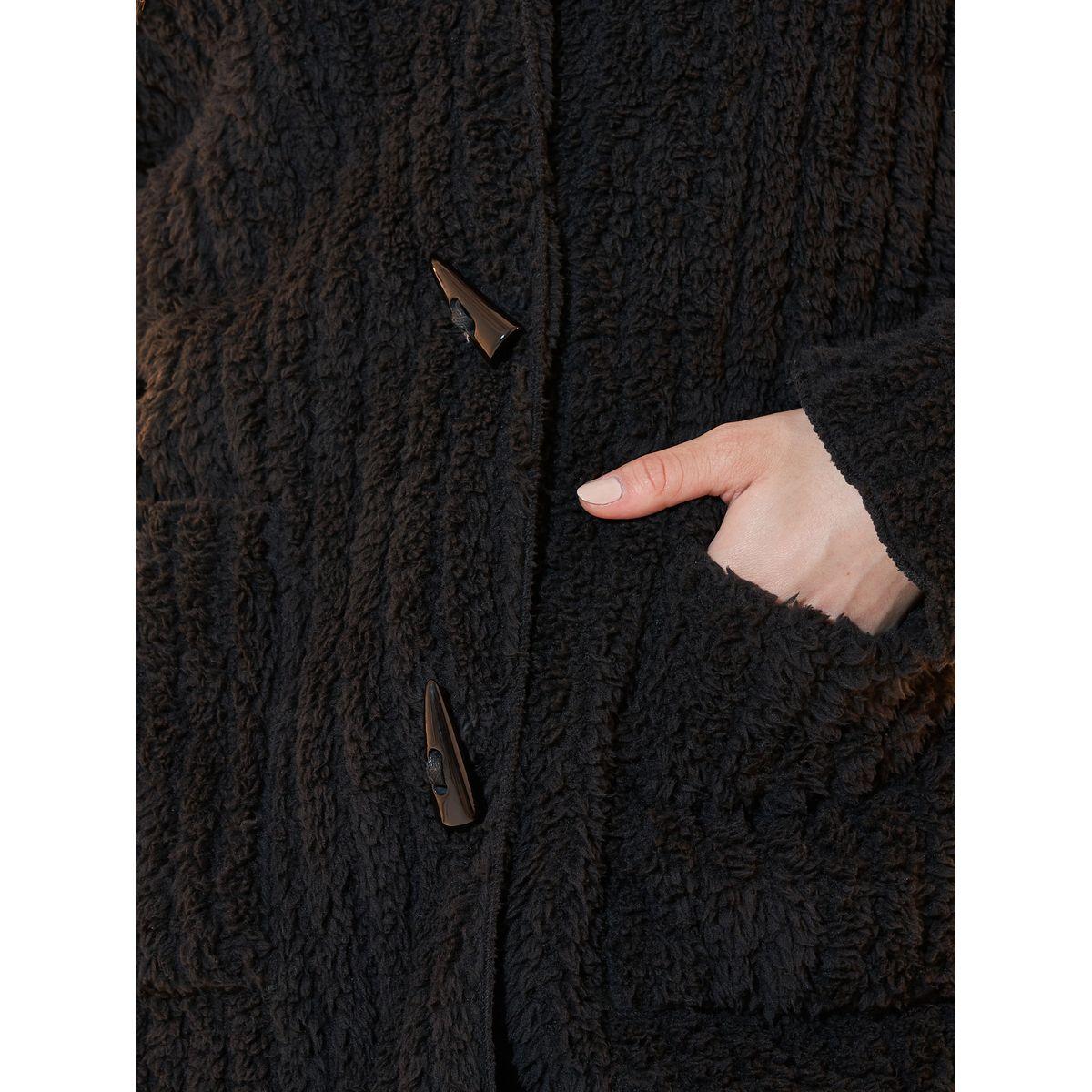 معطف فرو بياقة هودي وجيوب منزلقة-women-winterwear-coatsandjackets-coats-image-3