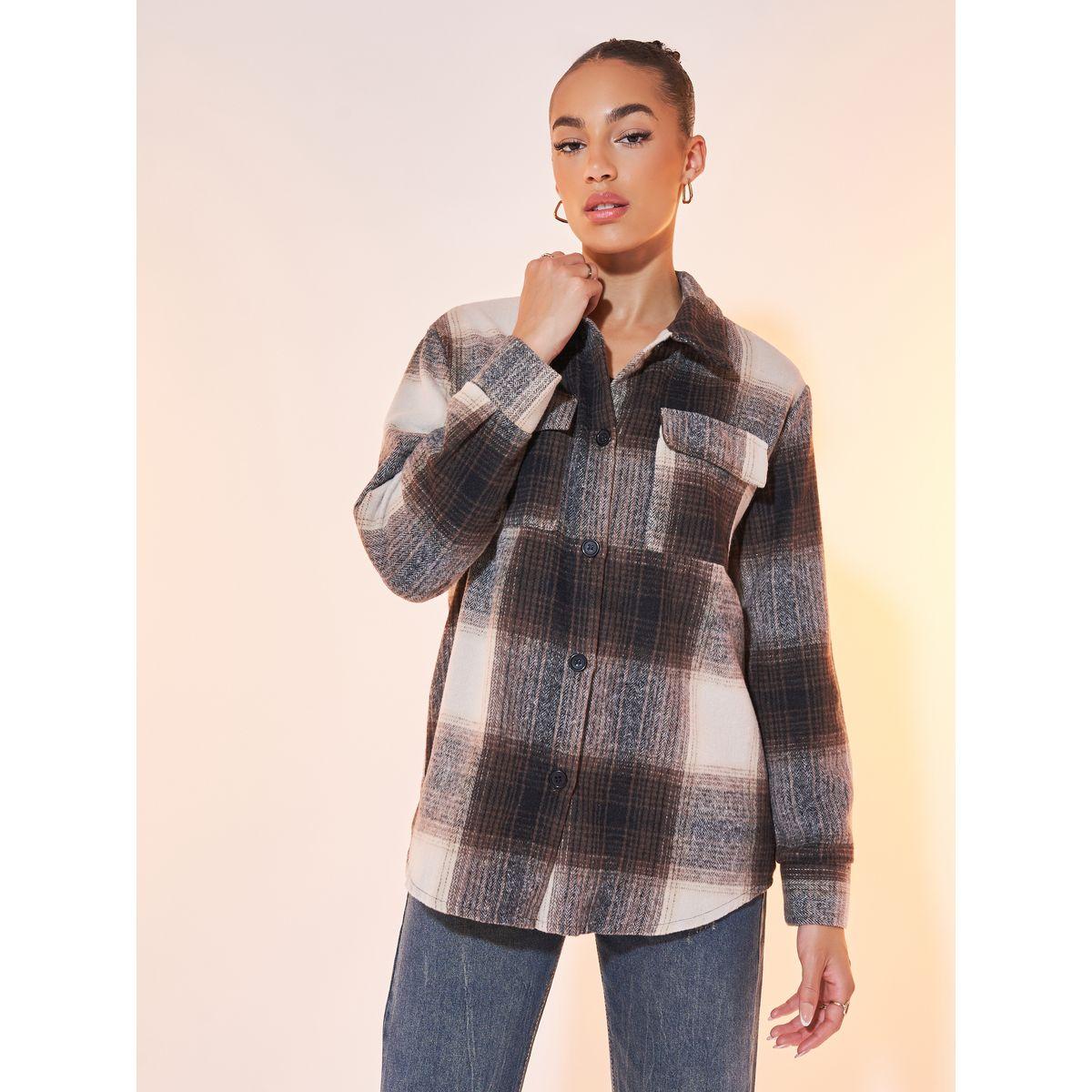 Take Two French Plaid Print Pocket Overcoat-women-winterwear-coatsandjackets-coats-image-4
