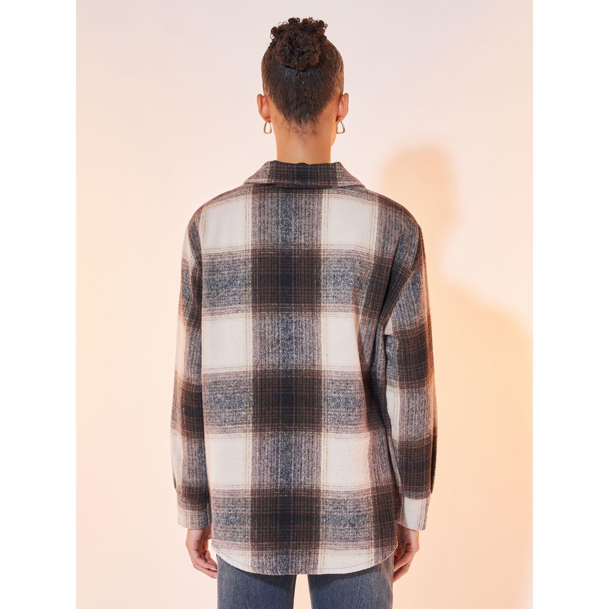 Take Two French Plaid Print Pocket Overcoat-women-winterwear-coatsandjackets-coats-image-6