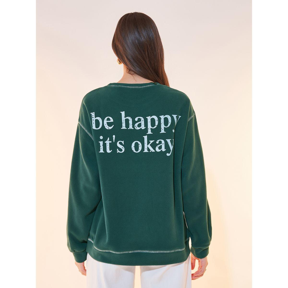 Styli Oversized Slogan Sweatshirt with Overlock Seam Detail-women-winterwear-hoodiesandsweatshirts-sweatshirts-image-5