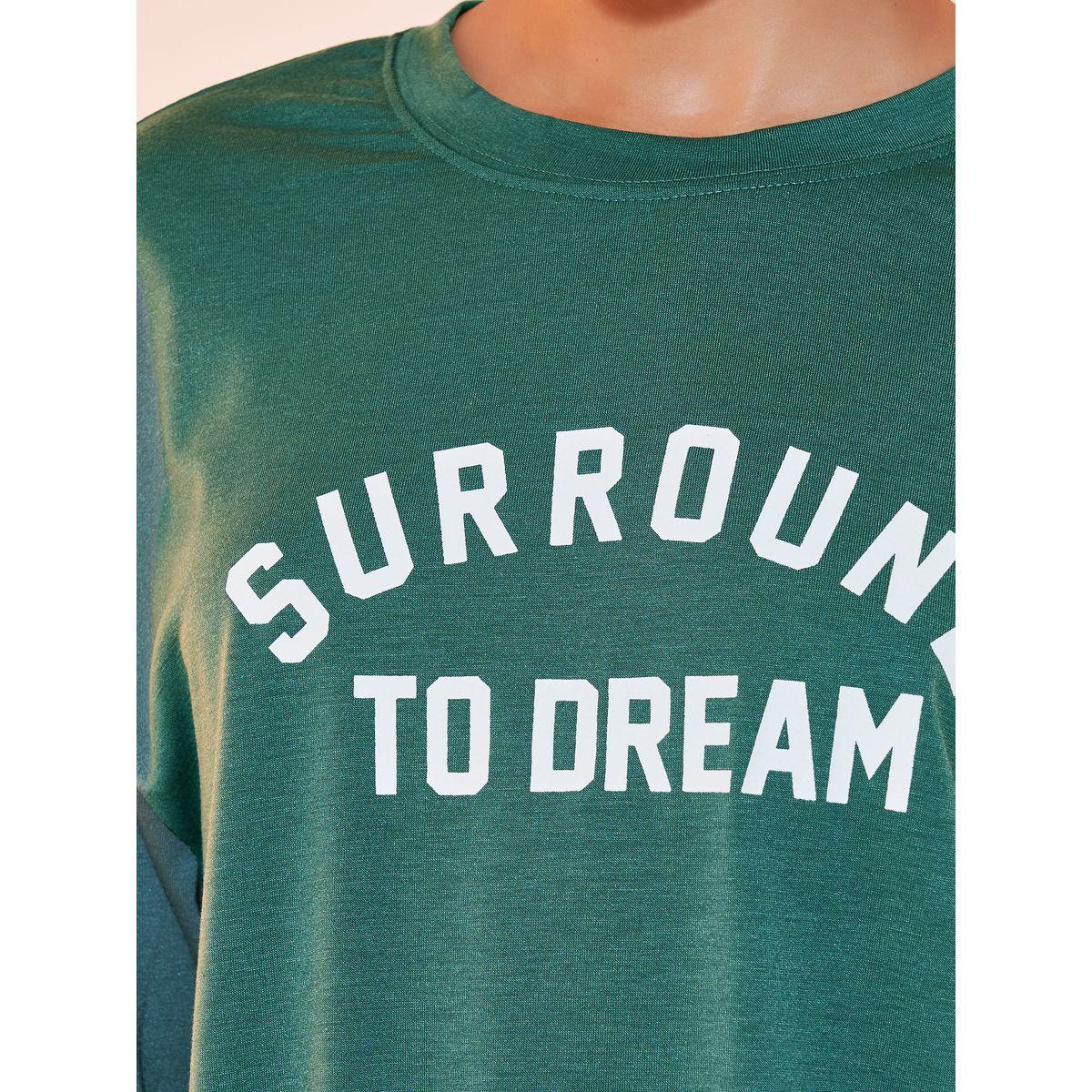 تيشيرت فضفاض بطبعة كتابة-women-clothing-tshirts-image-2