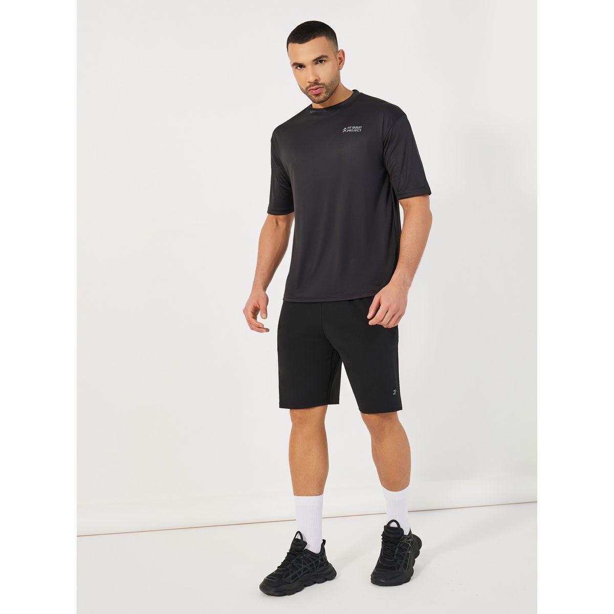 تيشيرت رياضي فضفاض بطبعة شعار عاكس للضوء-men-clothing-sportswearandactivewear-tshirtsandpolos-image-2