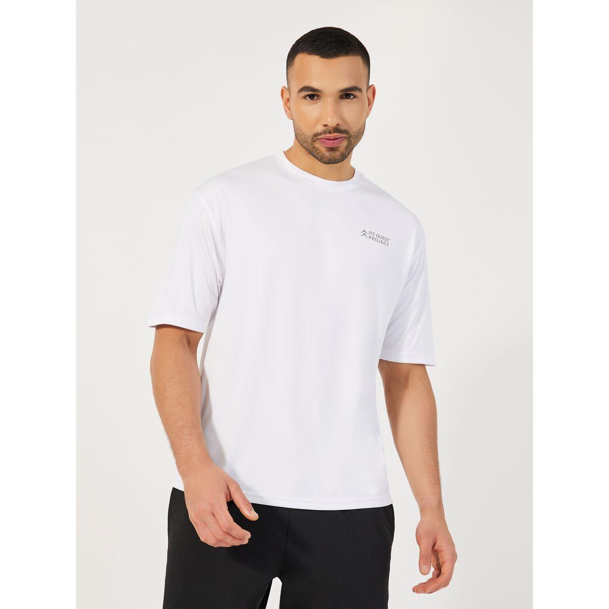 Styli Active Slogan Print Oversized Training T-Shirt-men-clothing-sportswearandactivewear-tshirtsandpolos-image-1