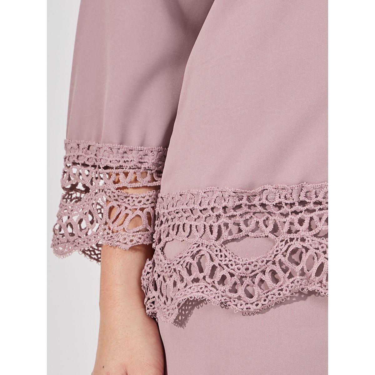 Amirah X Styli Lace Insert Top & Wide Leg Pants Modest Set-women-clothing-coordsets-image-3