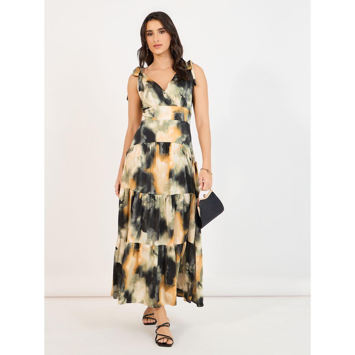 Styli Tie-Up Sleeveless Tiered Maxi Dress-women-clothing-dresses-image-1
