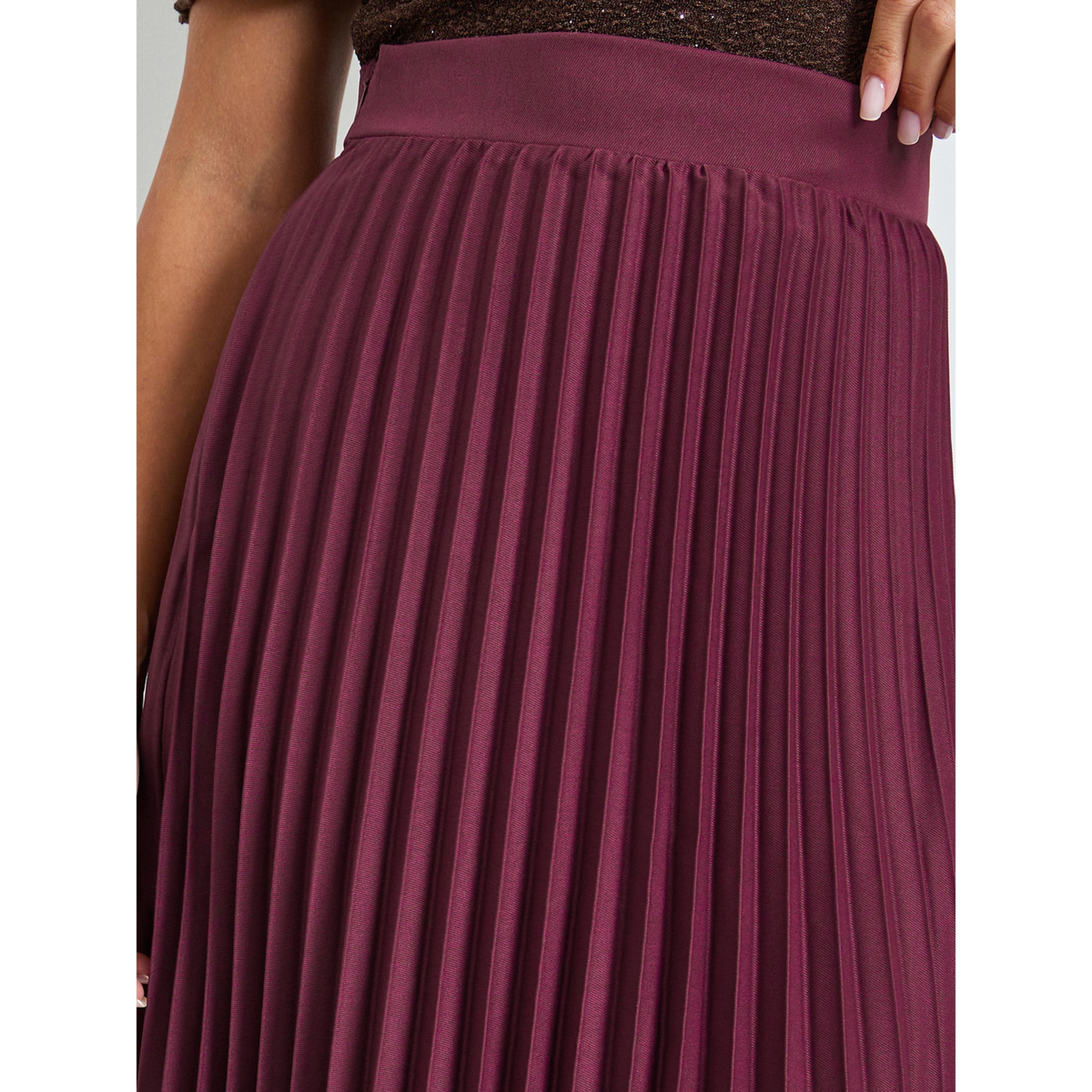 تنورة ميدي بكسرات وحافة واسعة-women-clothing-bottoms-skirts-image-3