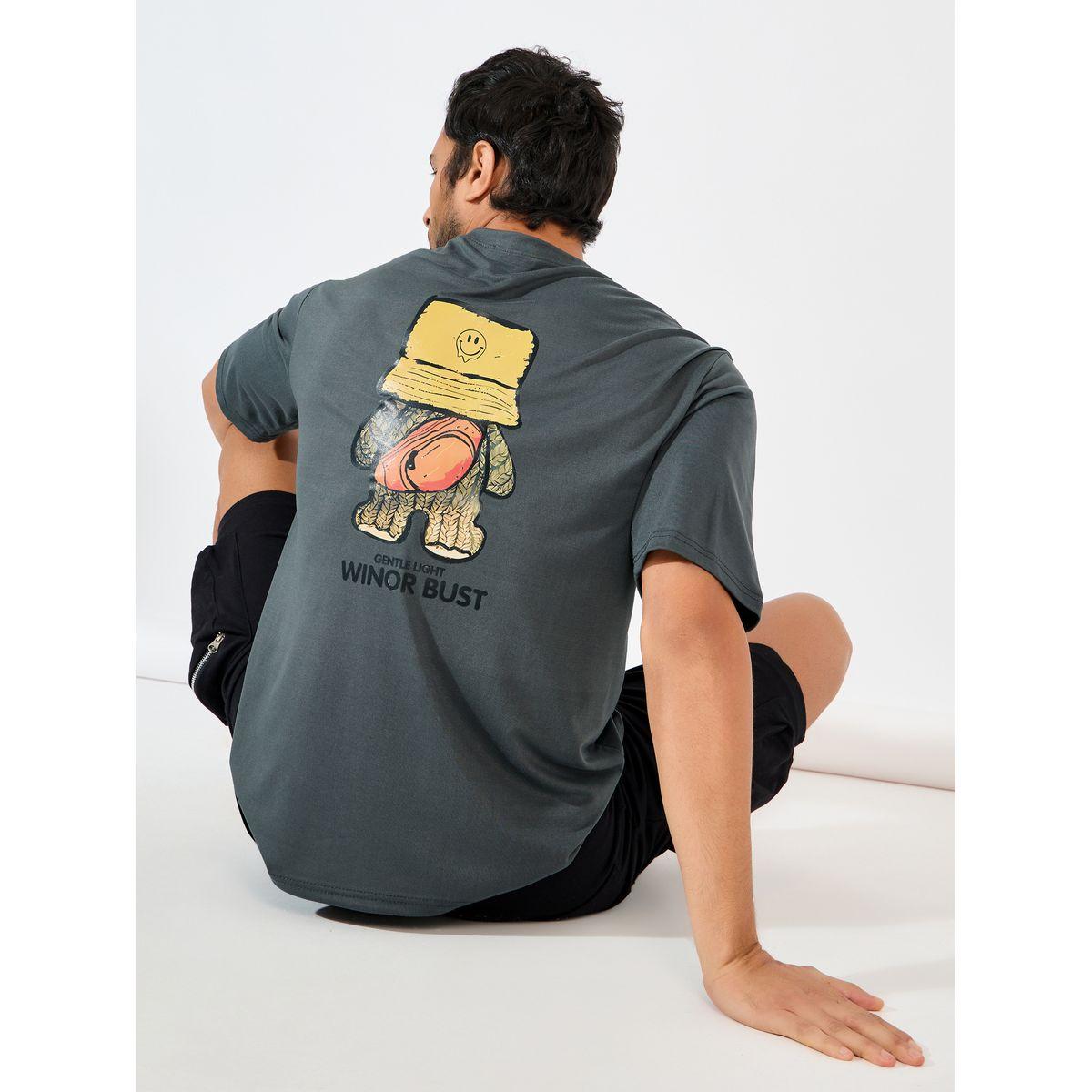 Styli Animation Back Graphic Print Oversized T-Shirt-men-clothing-tshirtsandpolos-tshirts-image-1
