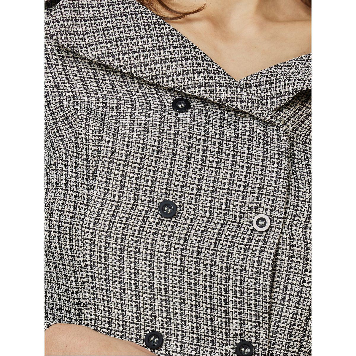 Styli Limited Tweed Houndstooth Print Off Shoulder Blazer with Button Detail-women-clothing-coatsandjackets-blazers-image-3
