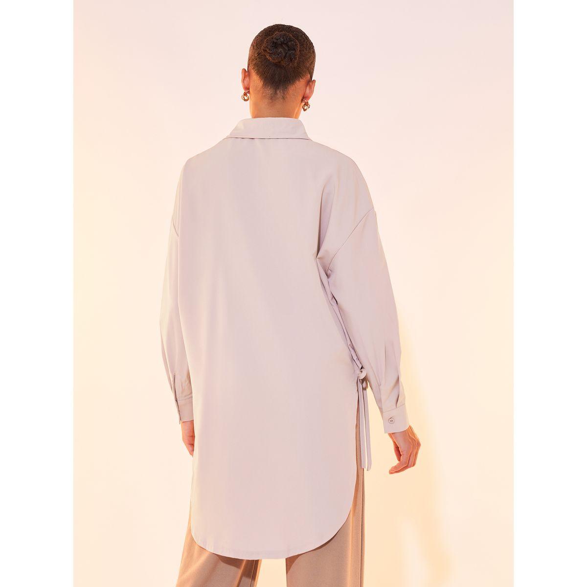 بلوزة سادة بأكتاف منخفضة وأكمام طويلة-women-clothing-shirtsandblouses-shirts-image-4