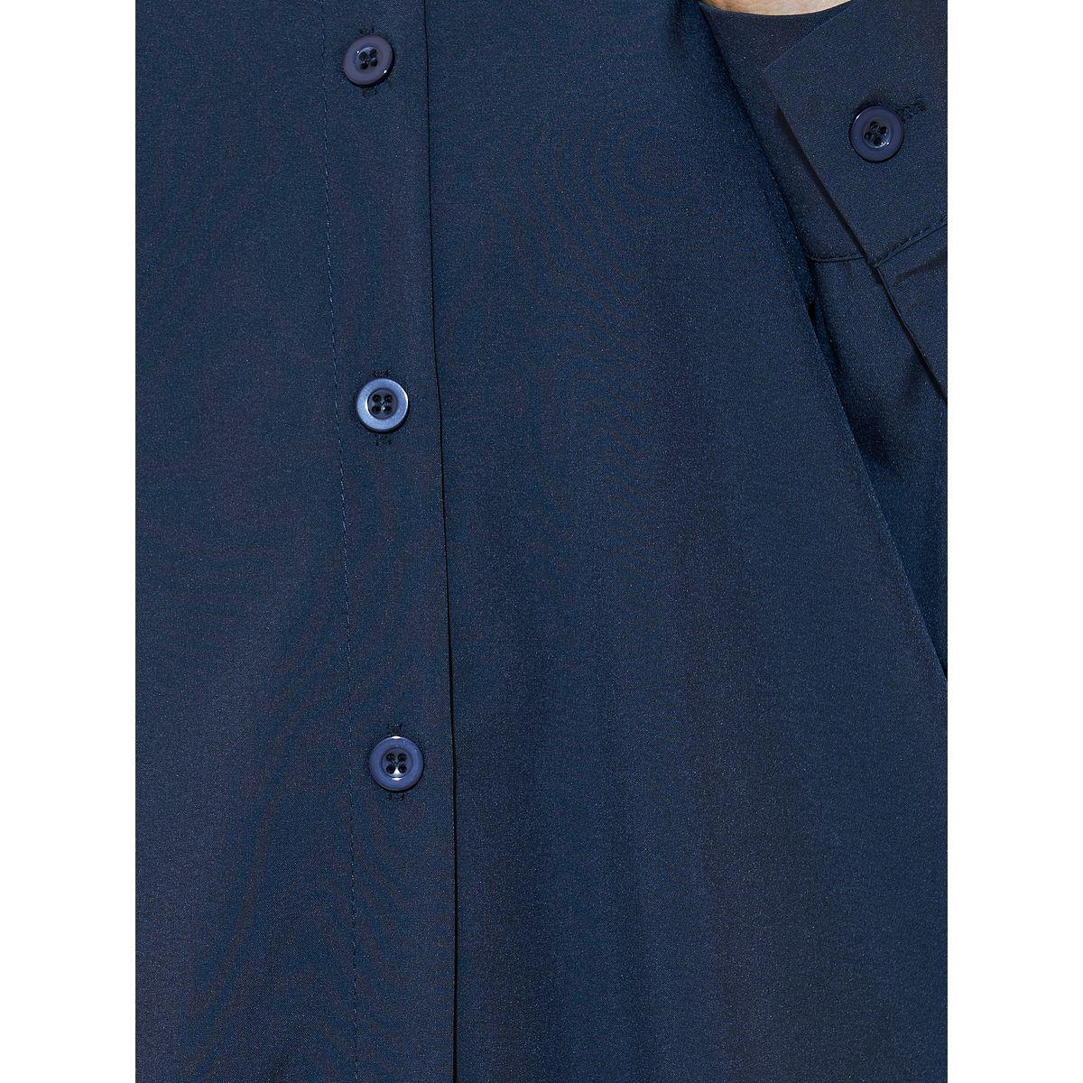 Styli Solid Long Sleeve Shirt with Dropped Shoulder & Tie Detail-women-clothing-shirtsandblouses-shirts-image-3