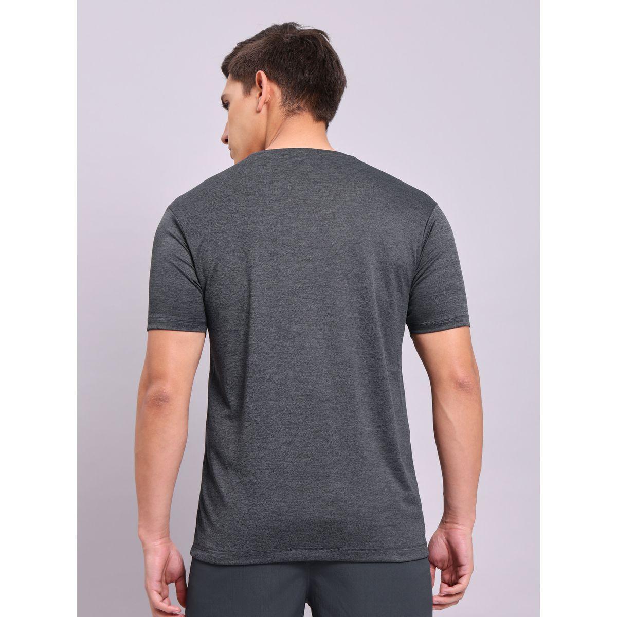 تيشيرت سادة بقصة سليم فت وياقة دائرية تكنوسبورت × ستايلي-men-clothing-sportswearandactivewear-tshirtsandpolos-image-2