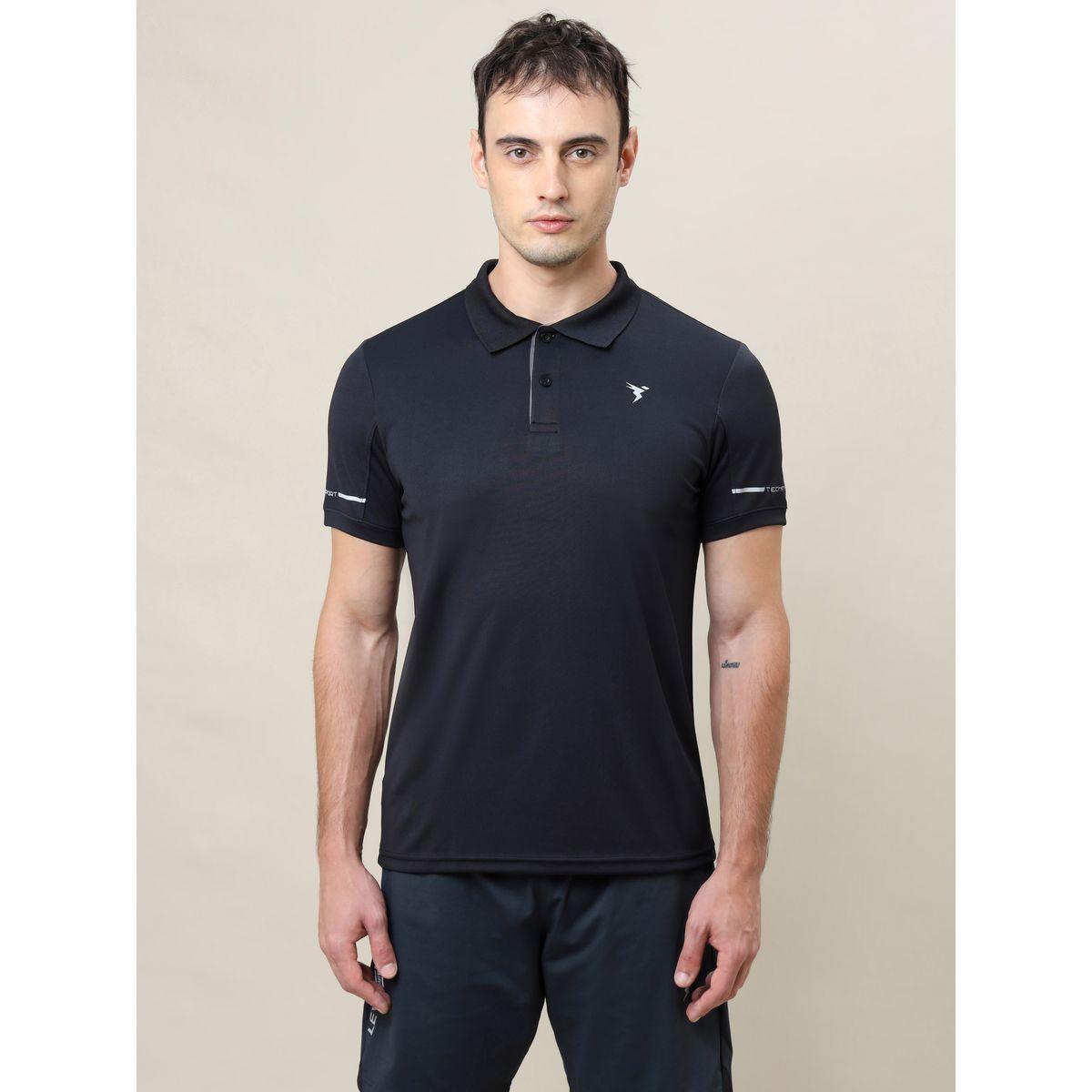 Technosport X Styli  Solid Slim Fit Polo T-Shirt with Techno Cool+-men-clothing-sportswearandactivewear-tshirtsandpolos-image-1