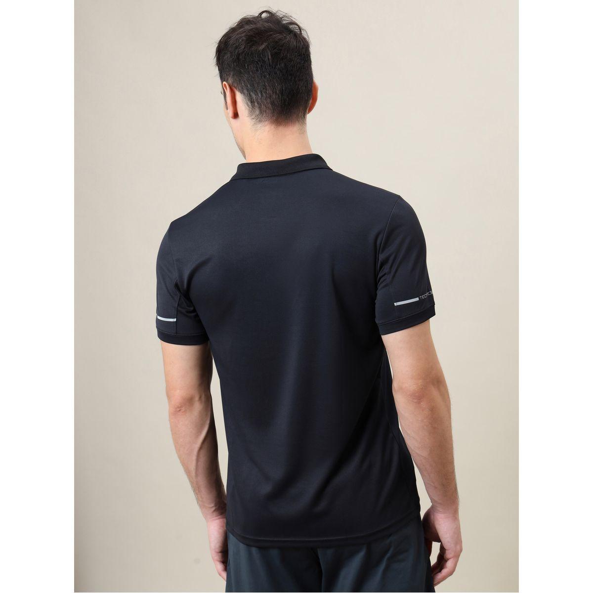 تيشيرت سادة بقصة سليم فت وياقة بولو تكنوسبورت × ستايلي-men-clothing-sportswearandactivewear-tshirtsandpolos-image-2
