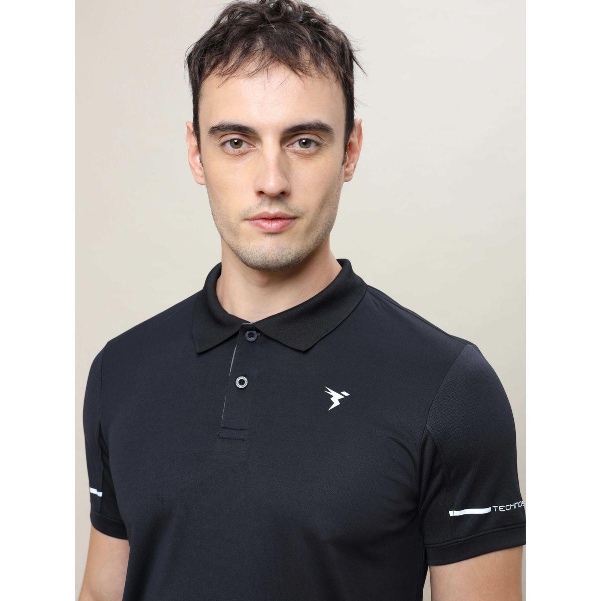 تيشيرت سادة بقصة سليم فت وياقة بولو تكنوسبورت × ستايلي-men-clothing-sportswearandactivewear-tshirtsandpolos-image-3