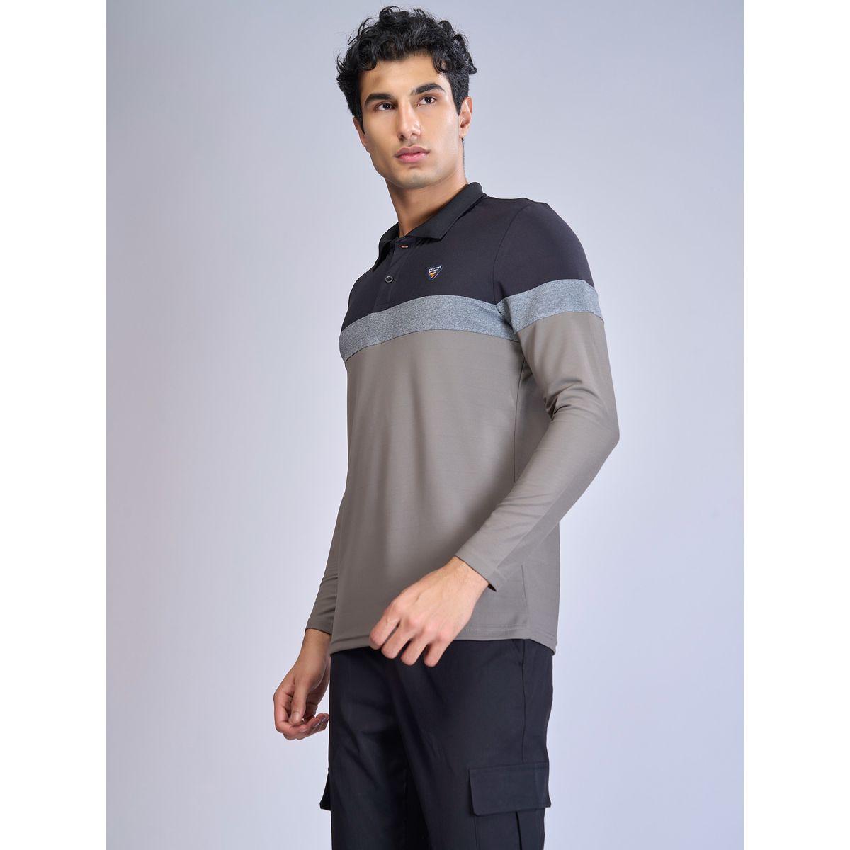 Technosport X Styli  Color Block Slim Fit Pique Polo-men-clothing-sportswearandactivewear-tshirtsandpolos-image-1