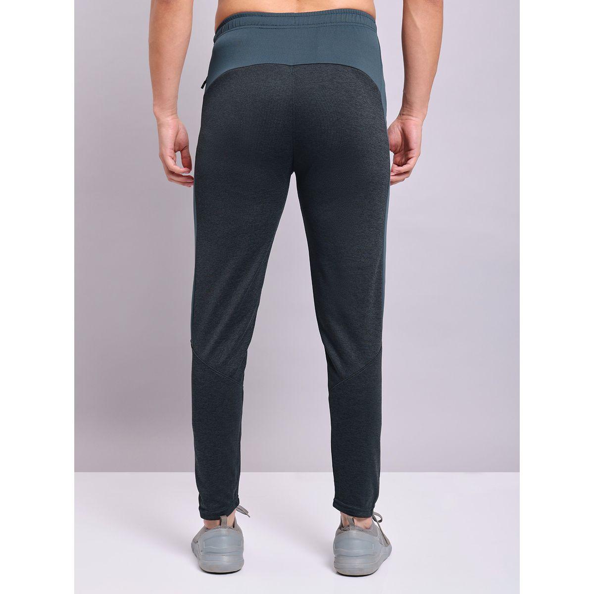 Technosport X Styli  Melange Slim Fit Track Pants with Contrast Panel-men-clothing-sportswearandactivewear-bottoms-joggers-image-2
