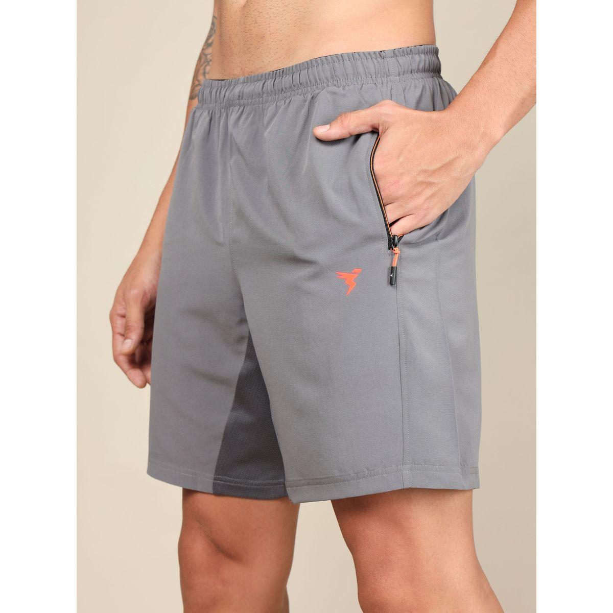 Technosport X Styli  Solid Slim Fit Shorts with Technolite-men-clothing-sportswearandactivewear-bottoms-image-3