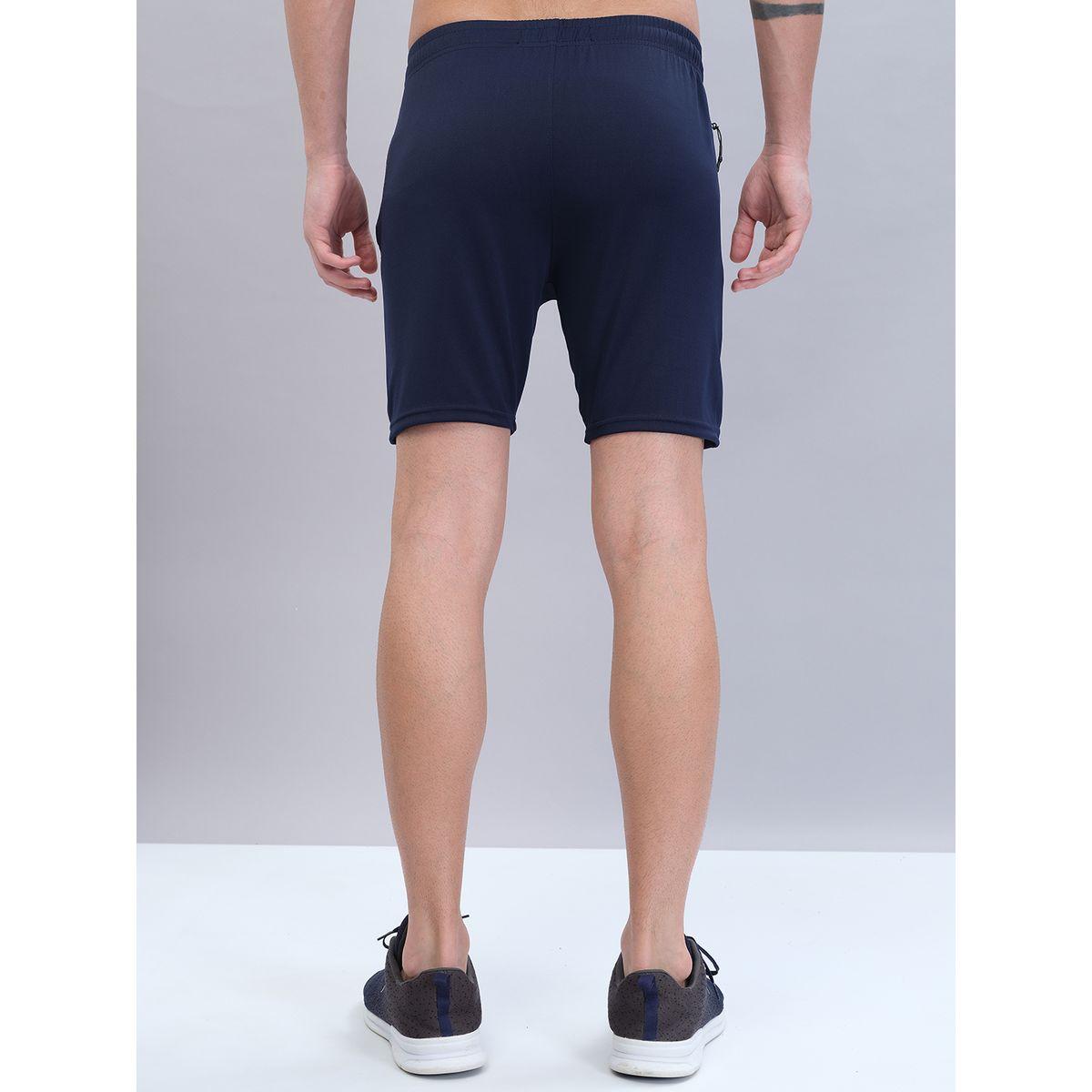 Technosport X Styli  Solid Slim Fit Shorts with Techno Dry-men-clothing-sportswearandactivewear-bottoms-image-2