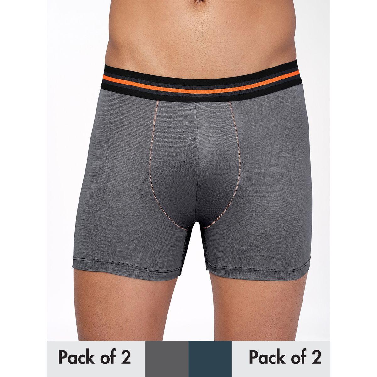 Technosport X Styli  Pack of 2 - Striped Waistband Trunks with Elasto Lite-men-clothing-innerwear-underwear-image-1
