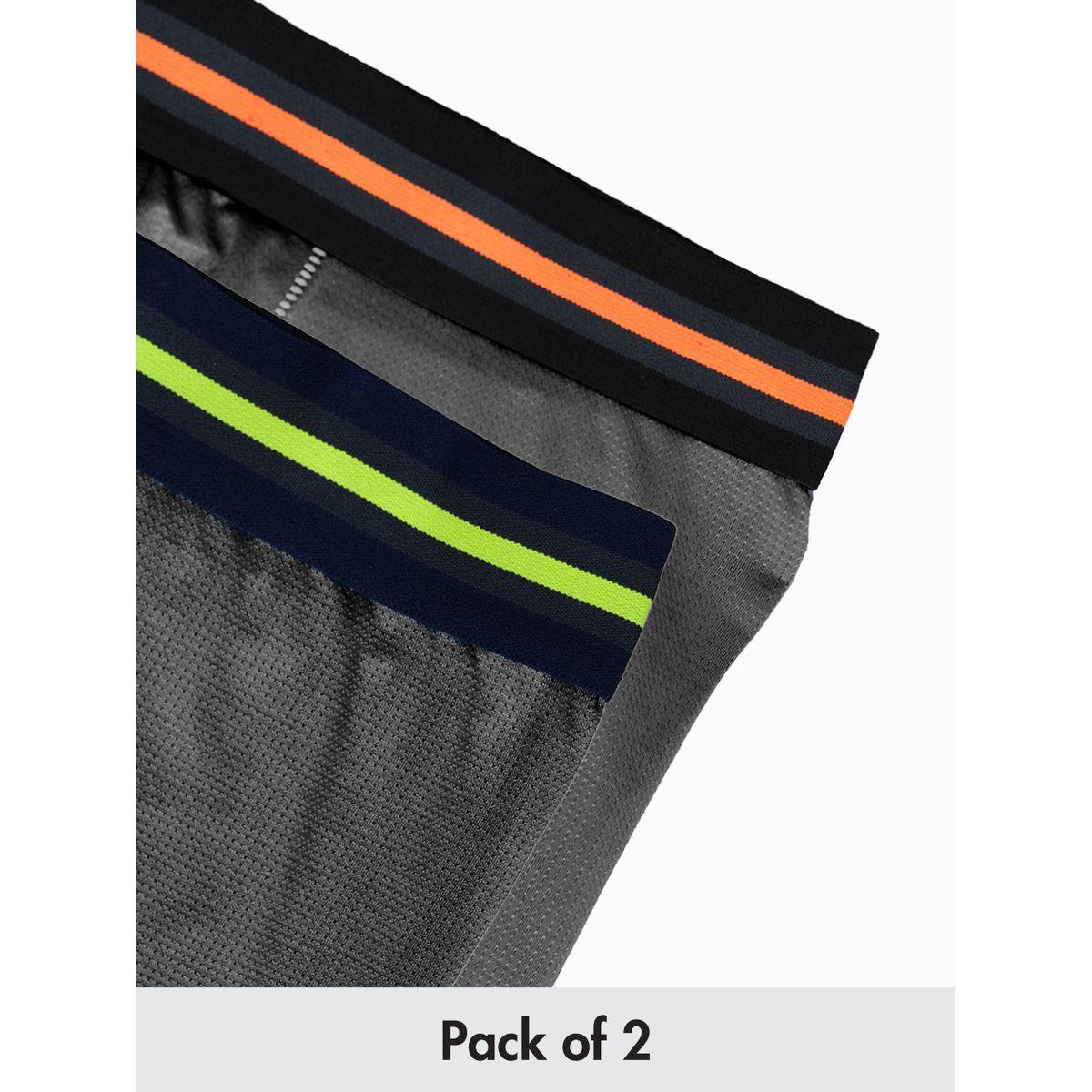 Technosport X Styli  Pack of 2 - Striped Waistband Trunks with Elasto Lite-men-clothing-innerwear-underwear-image-3