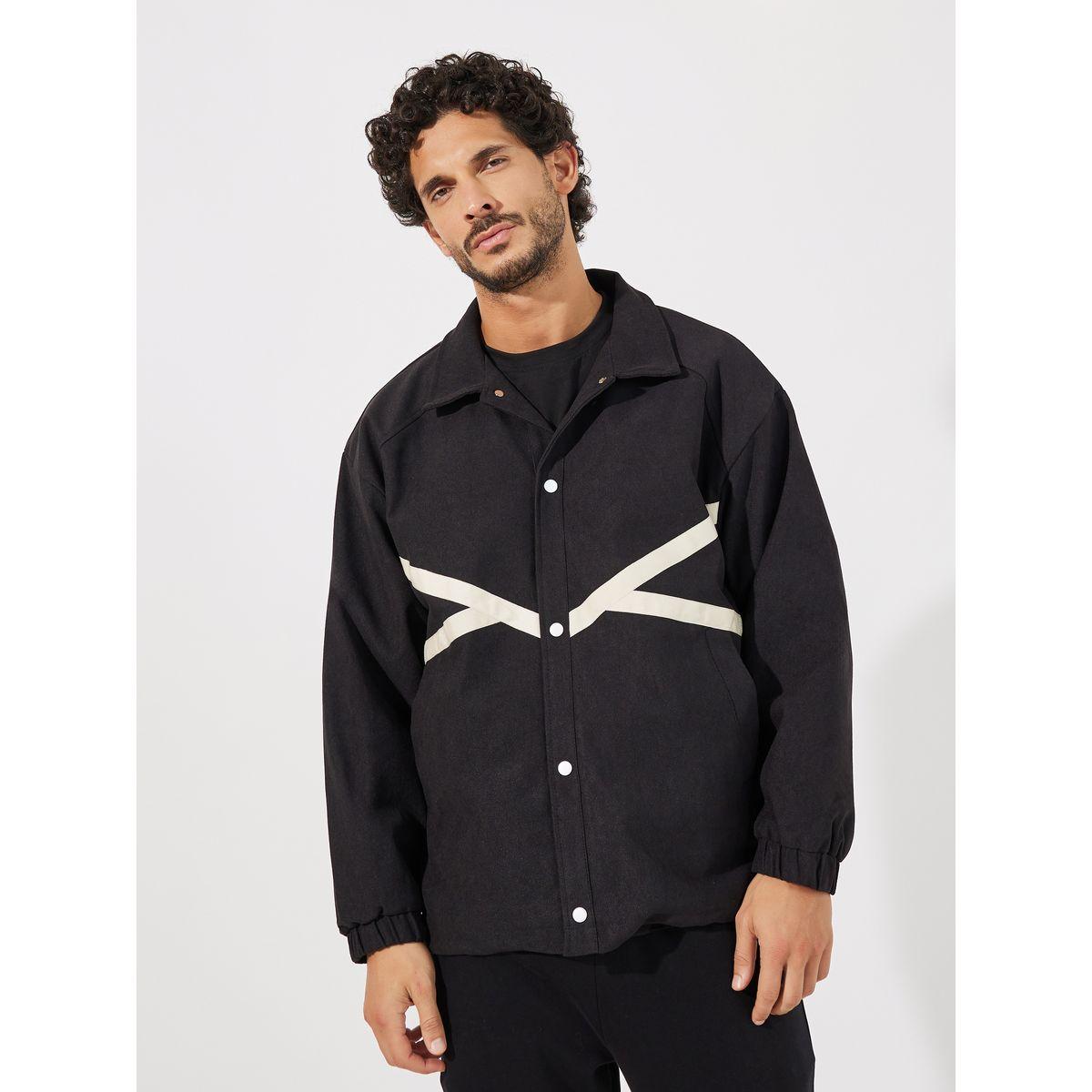 جاكيت وايند بريكر بتفاصيل مُتباينة وأزرار-men-clothing-jacketsandblazers-jackets-image-3