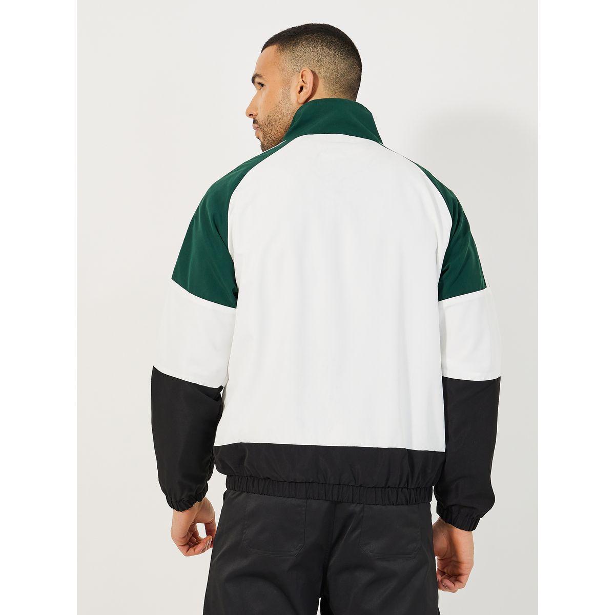 Styli Retro Color Block Windbreaker Jacket with Patch Detail-men-clothing-jacketsandblazers-jackets-image-5