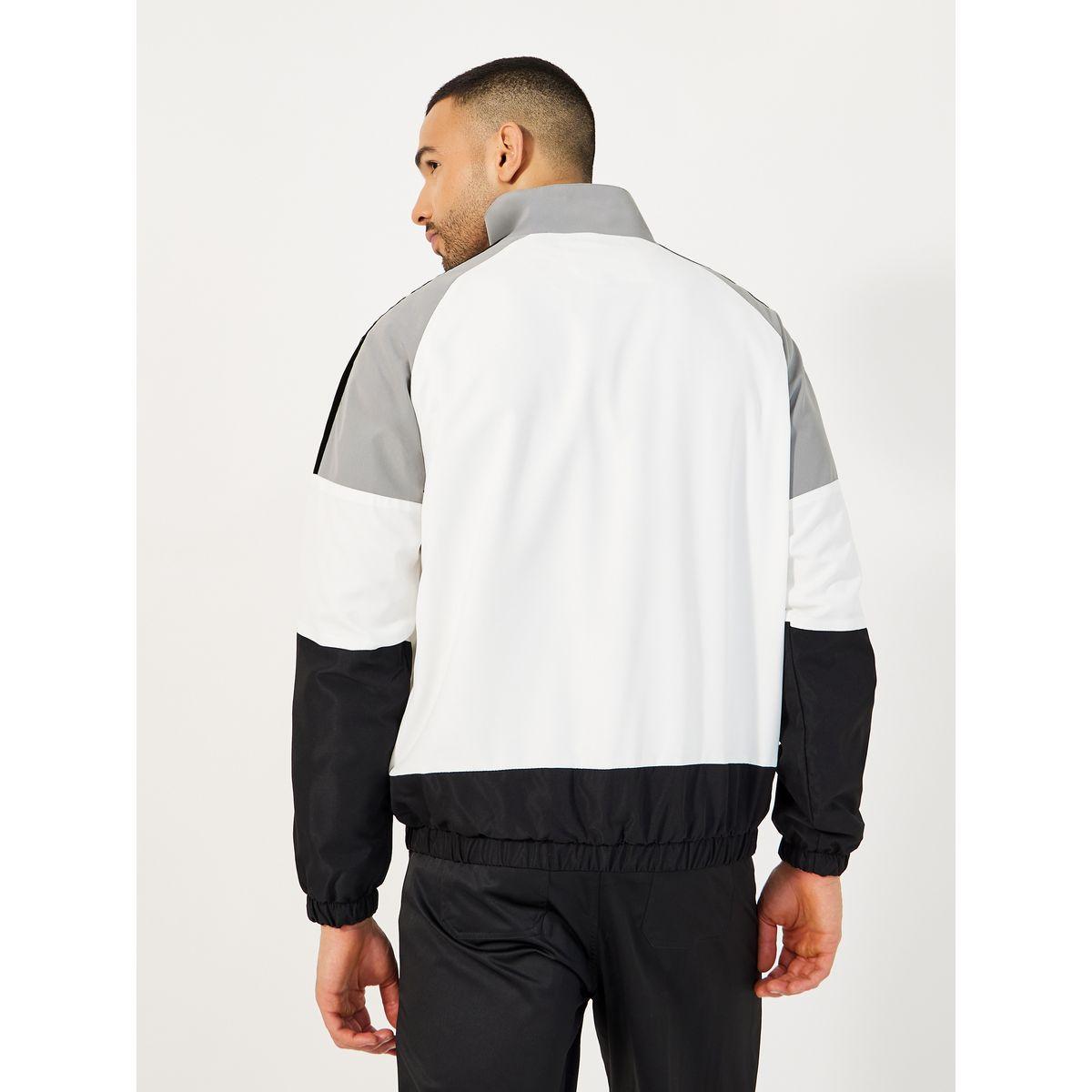 Styli Retro Color Block Windbreaker Jacket with Patch Detail-men-clothing-jacketsandblazers-jackets-image-5