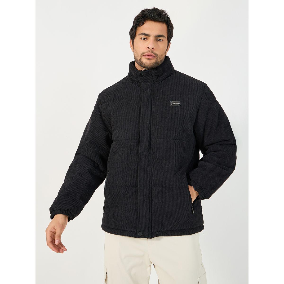 Styli Quilted Puffer Jacket with Zip Detail-men-clothing-jacketsandblazers-jackets-image-1