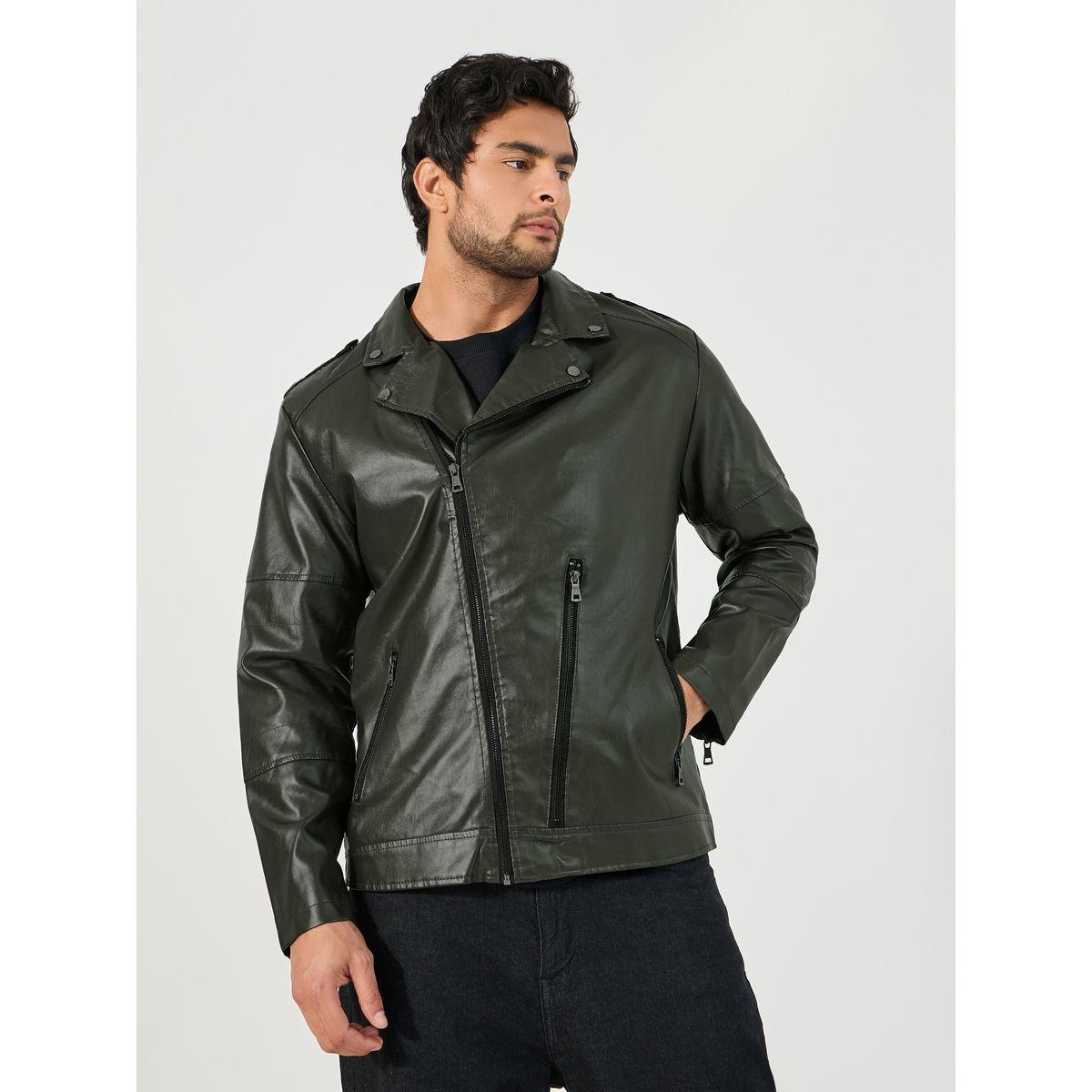 جاكيت بايكر بجلد صناعي وتفاصيل سحَّاب-men-clothing-jacketsandblazers-jackets-image-3