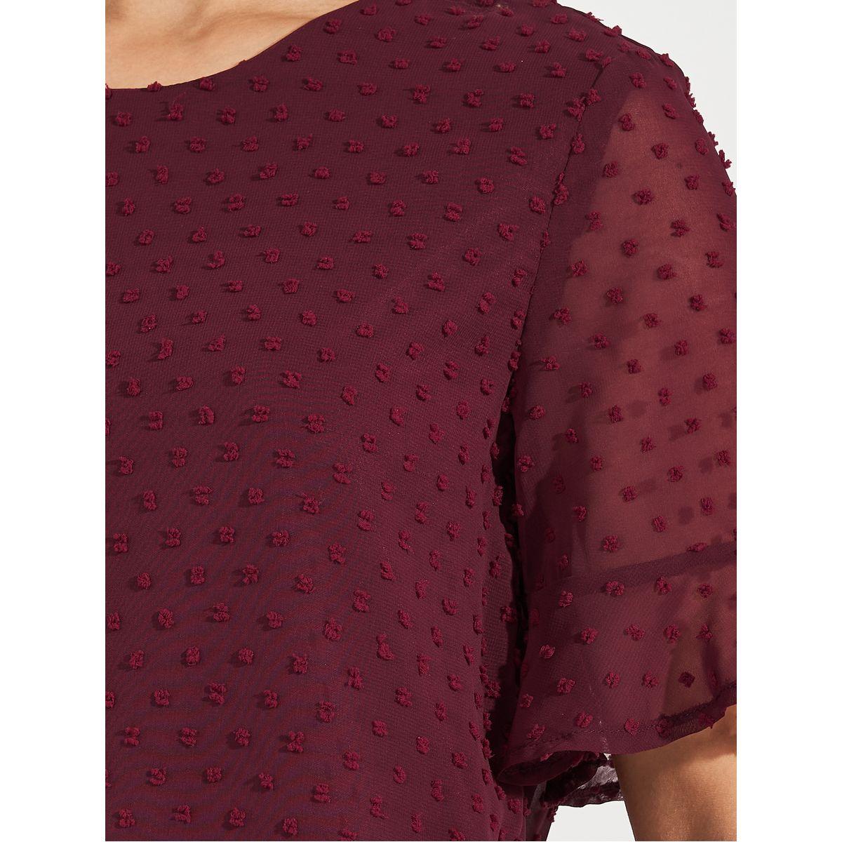 ARIA ROMANCE Swiss Dot Frill Sleeves Blouse-women-clothing-shirtsandblouses-blouses-image-4
