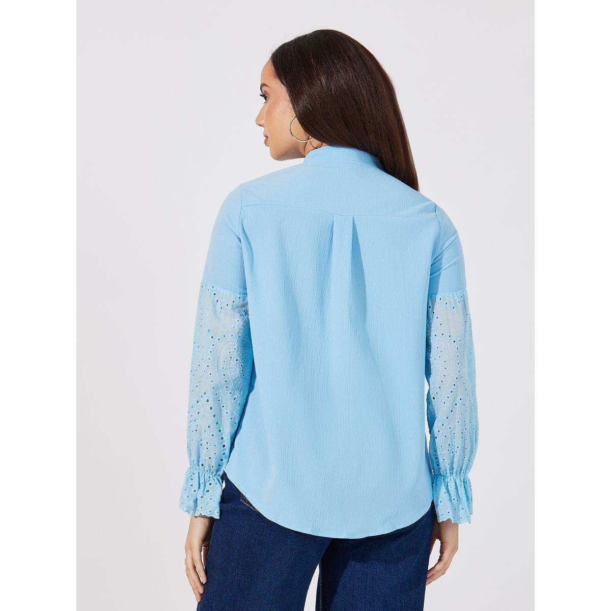 ARIA ROMANCE Schiffli Insert Pintuck Detail Shirt-women-clothing-shirtsandblouses-shirts-image-5