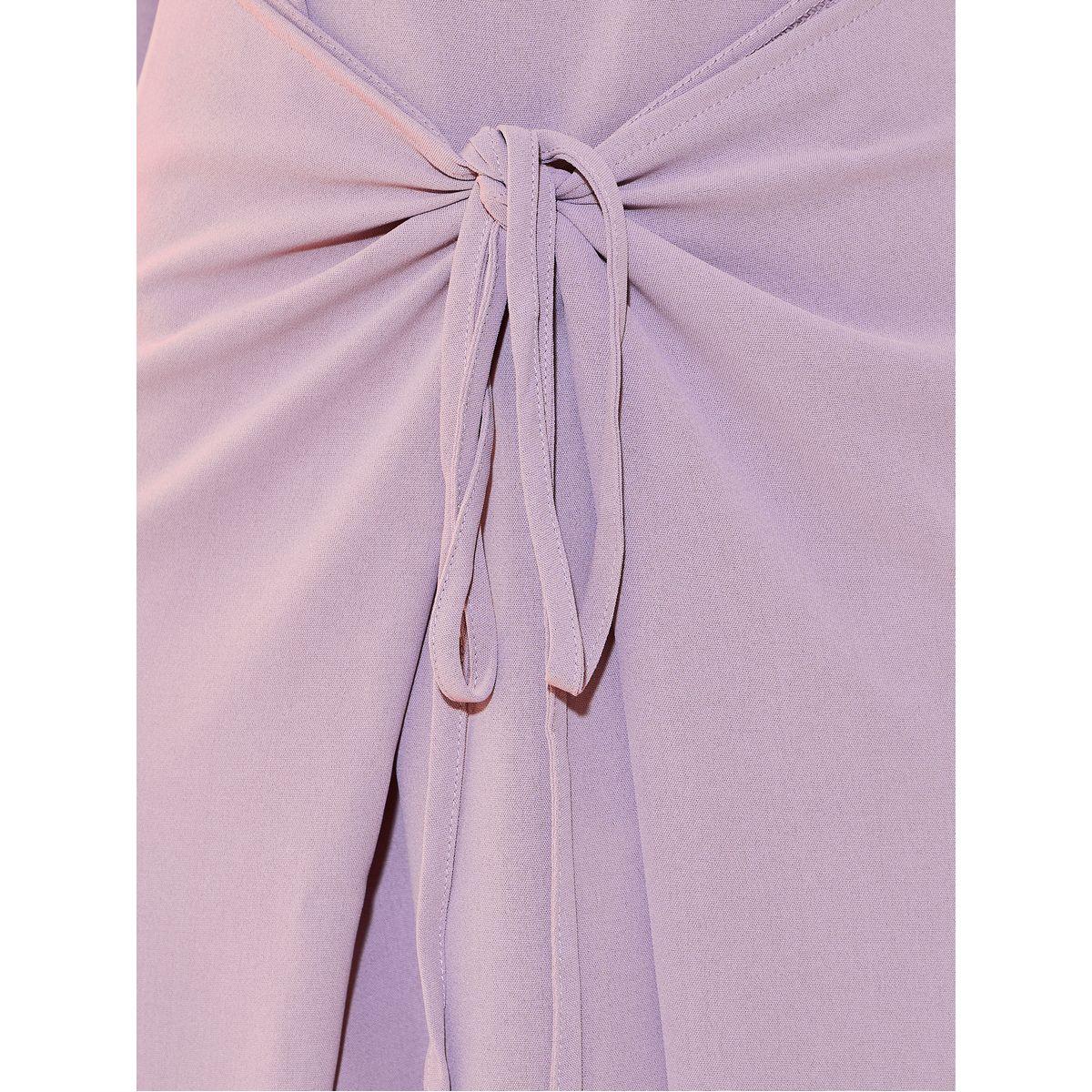Styli Front Wrap Tie Waist Detail A-Line Maxi Dress-women-clothing-dresses-image-3