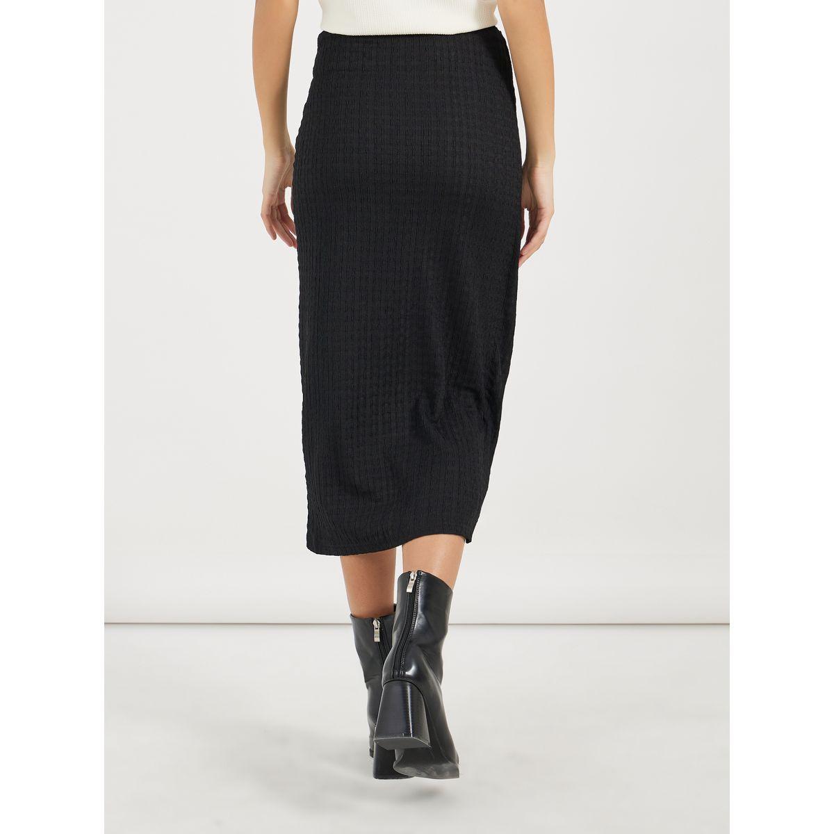 Styli Twist Front Wrap Hem Skirt-women-clothing-bottoms-skirts-image-4