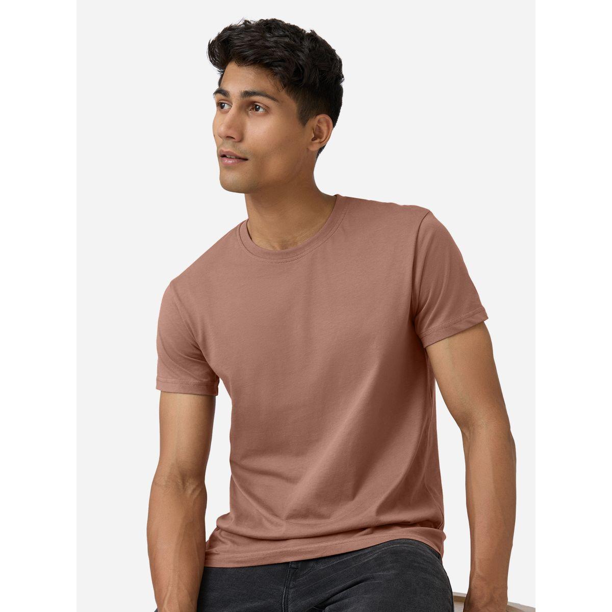 تيشيرت قطن بقصة عادية وأكمام قصيرة إكس واي إكس إكس × ستايلي-men-clothing-tshirtsandpolos-tshirts-image-1