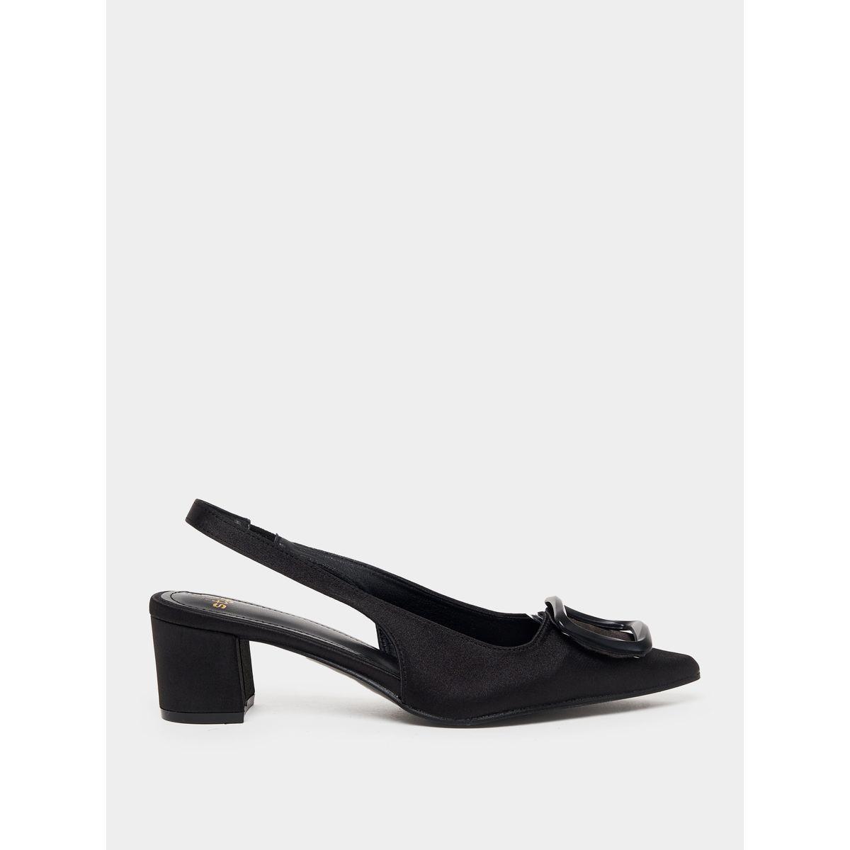 Styli Buckle Detail Slingback Pumps-women-shoes-heels-image-2