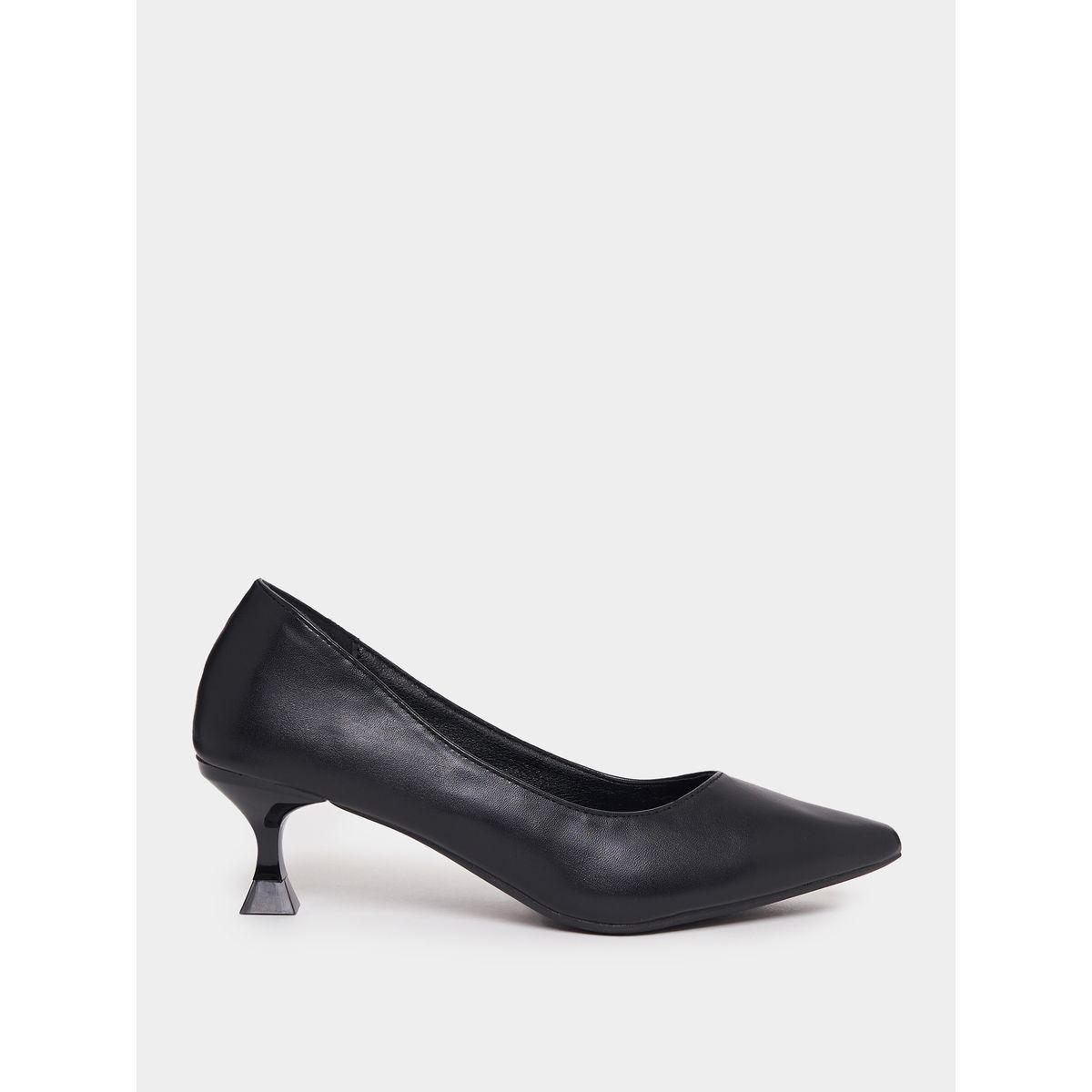 Styli Pointed Toe Kitten Heel Pumps-women-shoes-heels-image-1