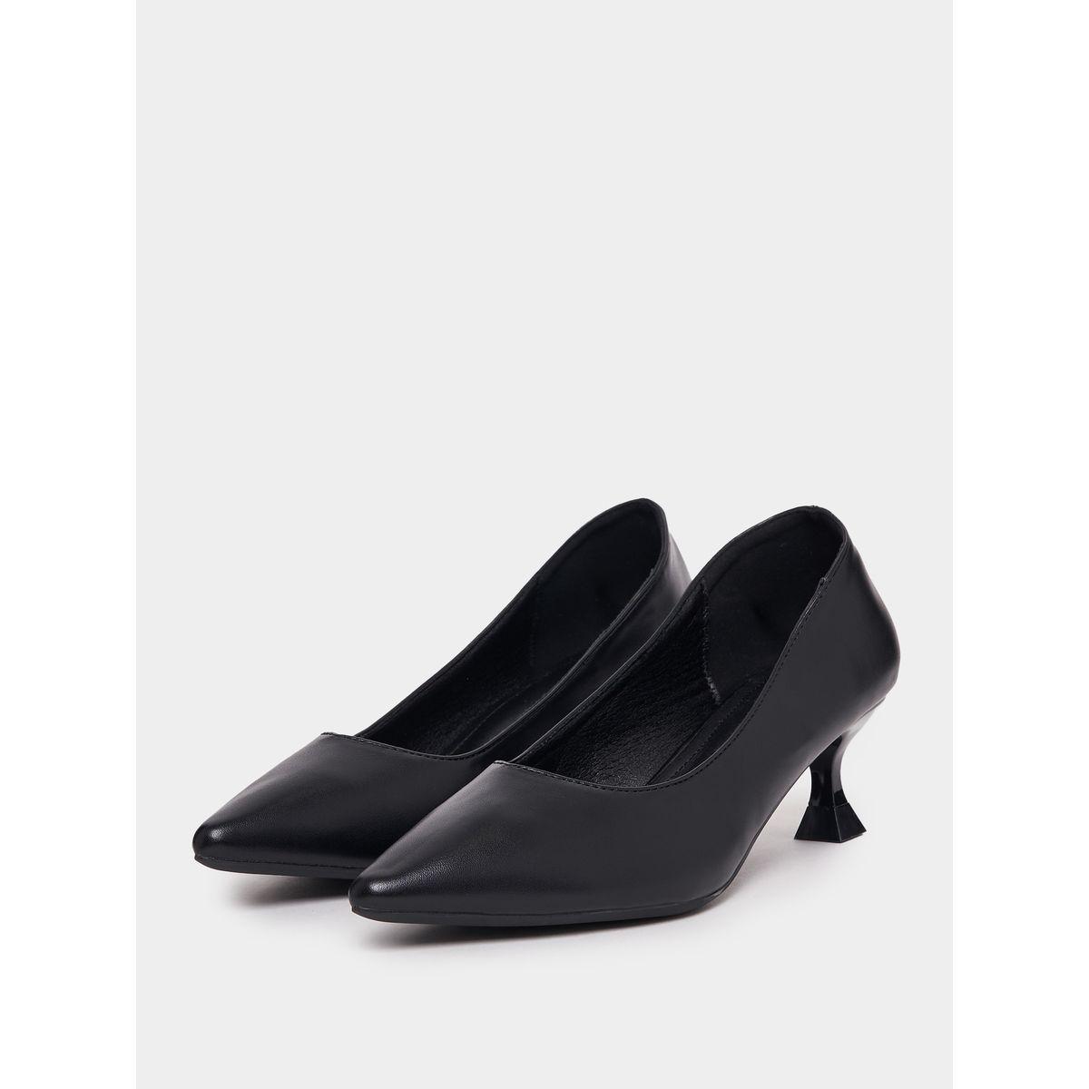 Styli Pointed Toe Kitten Heel Pumps-women-shoes-heels-image-2