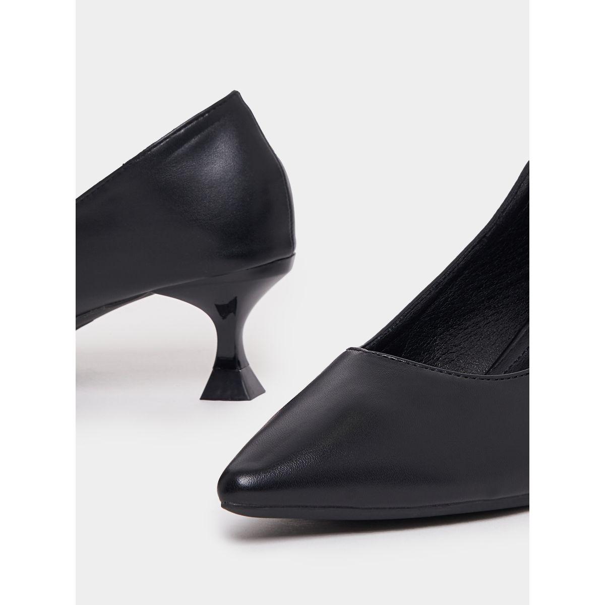 Styli Pointed Toe Kitten Heel Pumps-women-shoes-heels-image-4