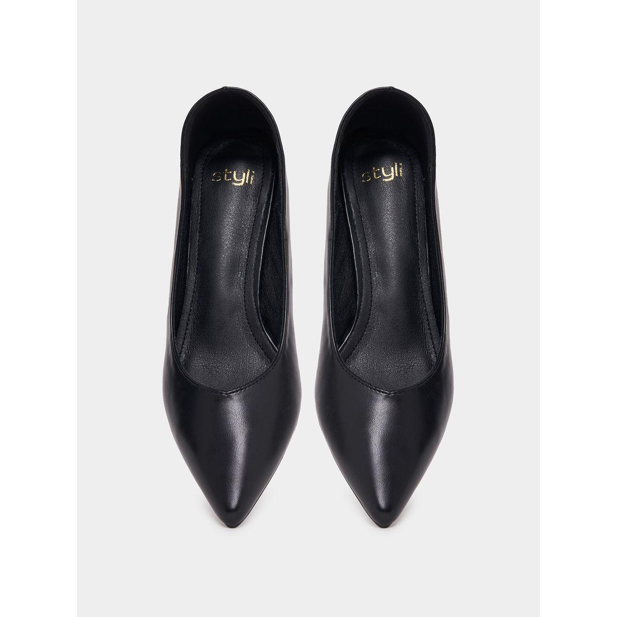 Styli Pointed Toe Kitten Heel Pumps-women-shoes-heels-image-5