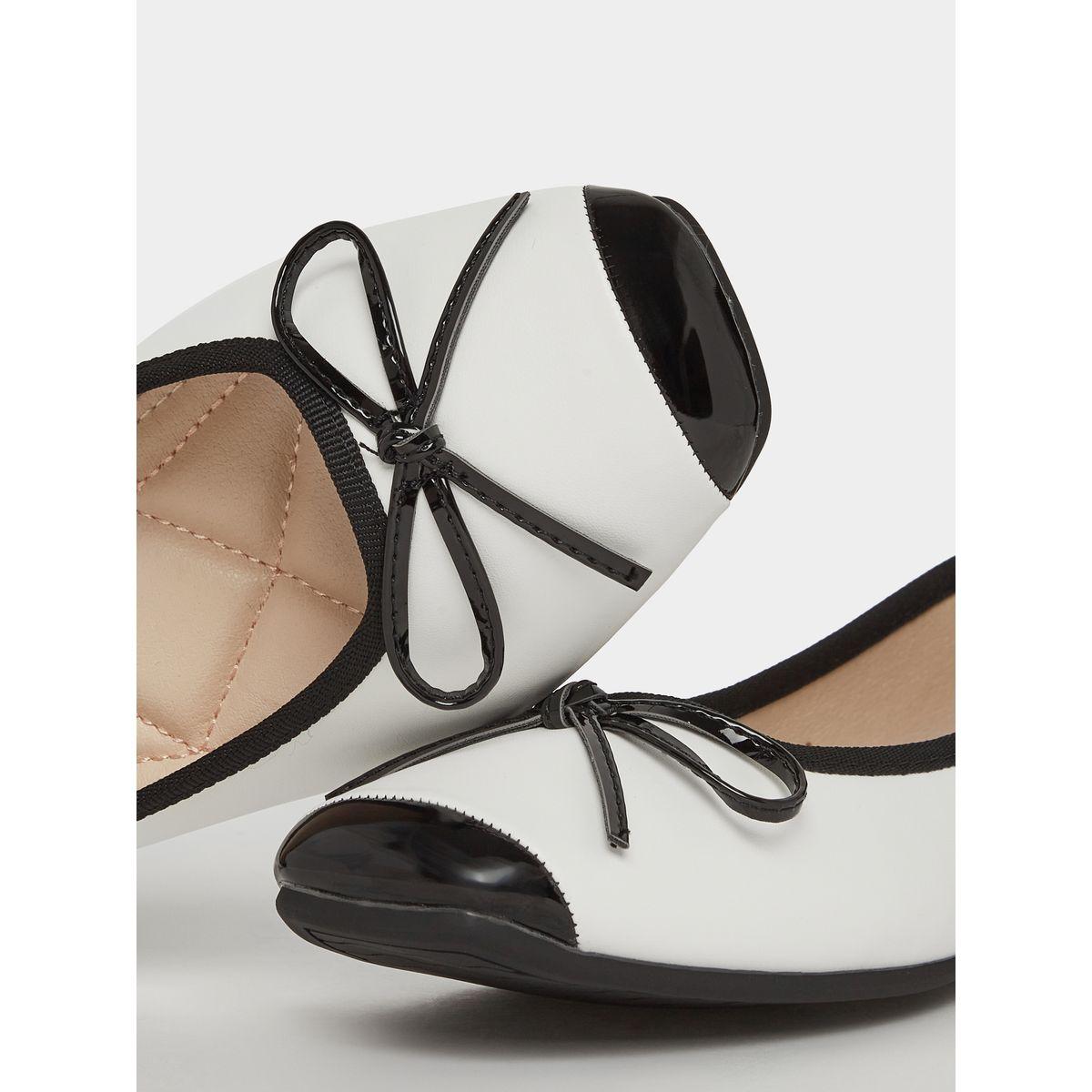 Styli Flat Bow Knot Ballerina Shoes-women-shoes-loafersandmoccasins-image-4