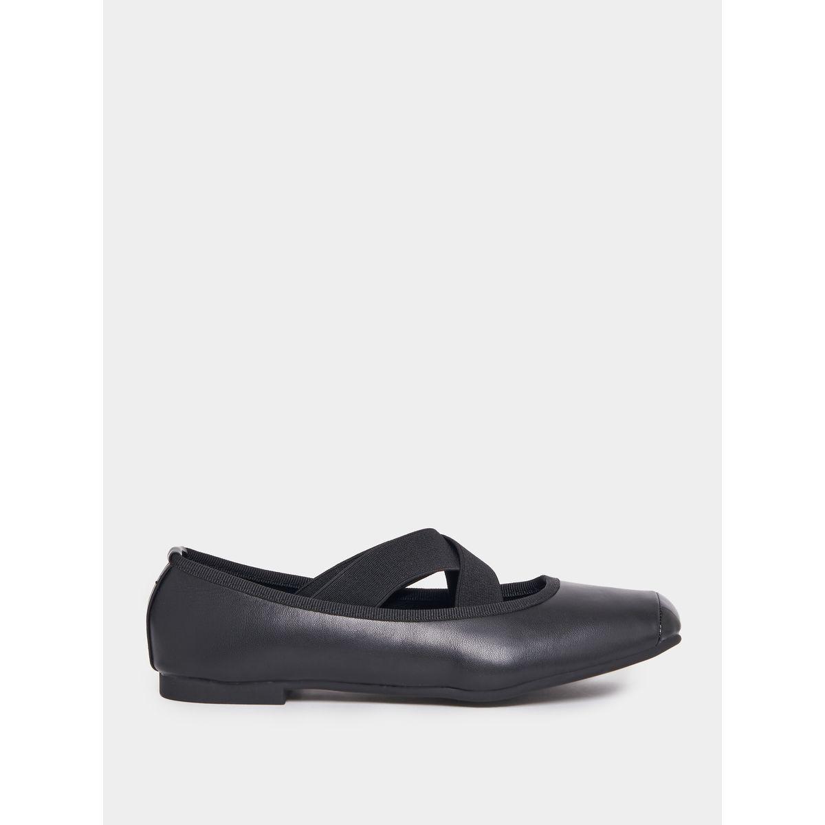 Styli Mary Jane Vintage Square Toe Ballerina Shoes-women-shoes-loafersandmoccasins-image-1